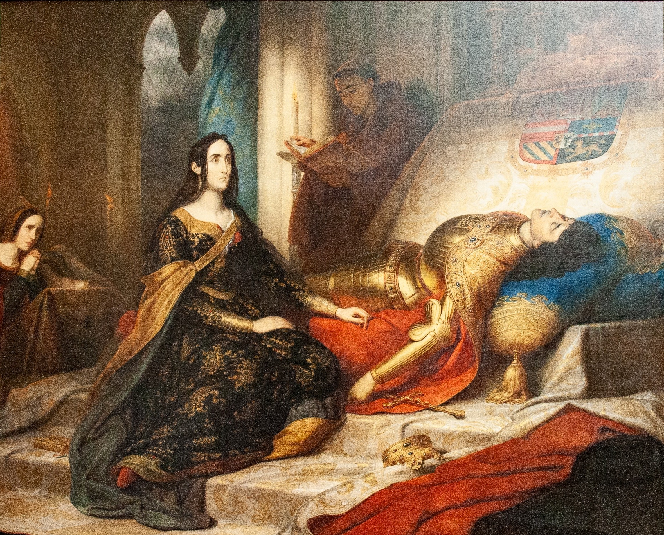 Jeanne the Mad awaiting the resurrection of Philip the Handsome, her husband