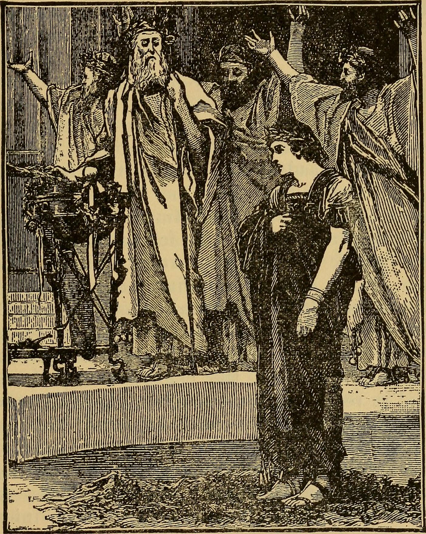 Alexander the Great visiting the Oracle of Ammon
