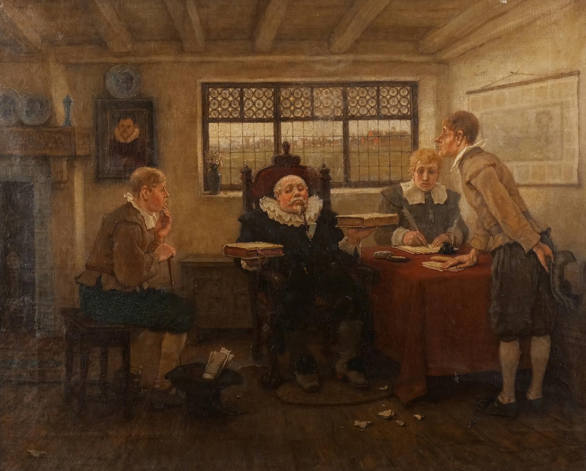 Wouter Van Twiller's Court New Amsterdam by George Henry Boughton