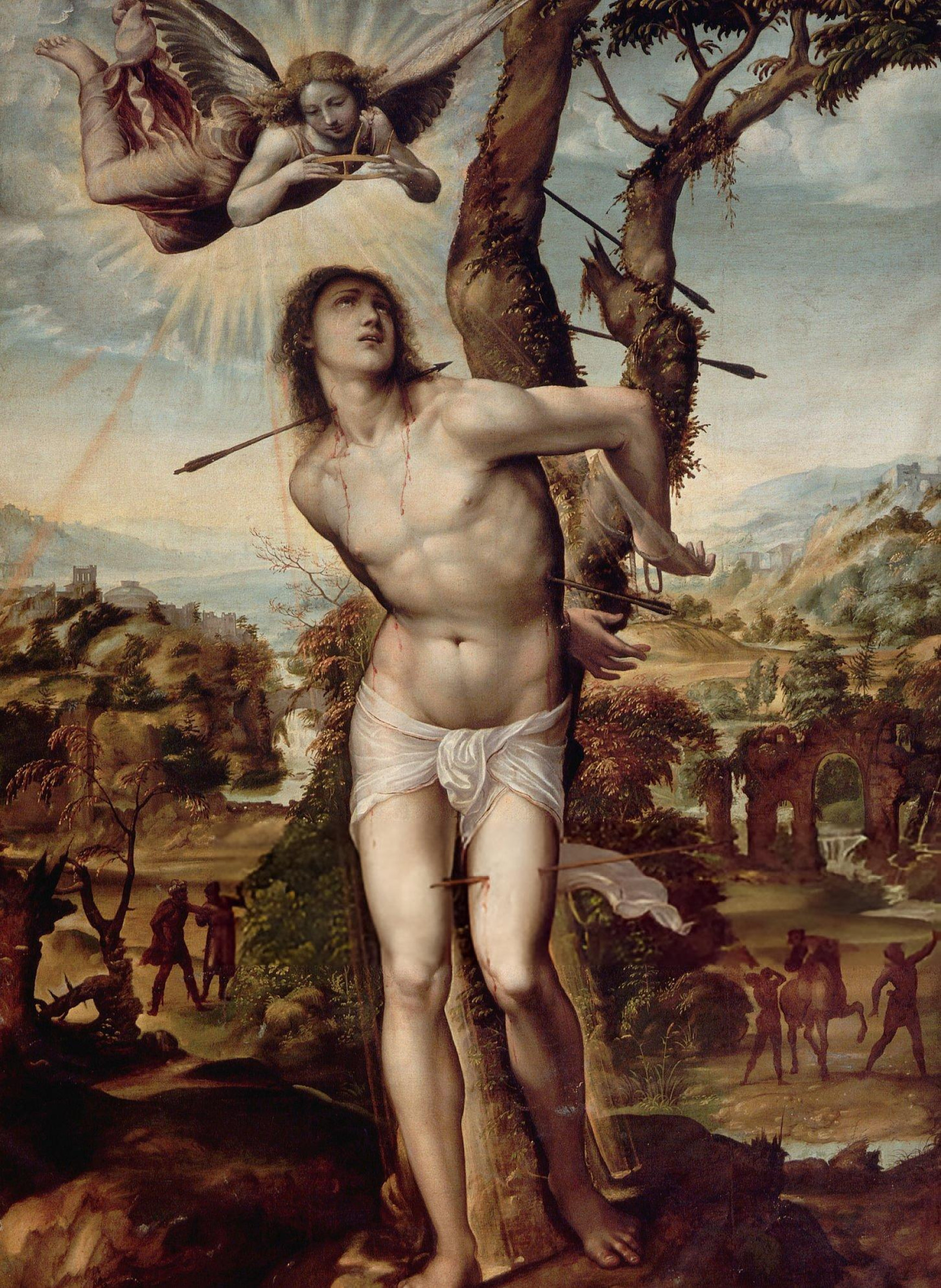 St Sebastian and Madonna with Saints