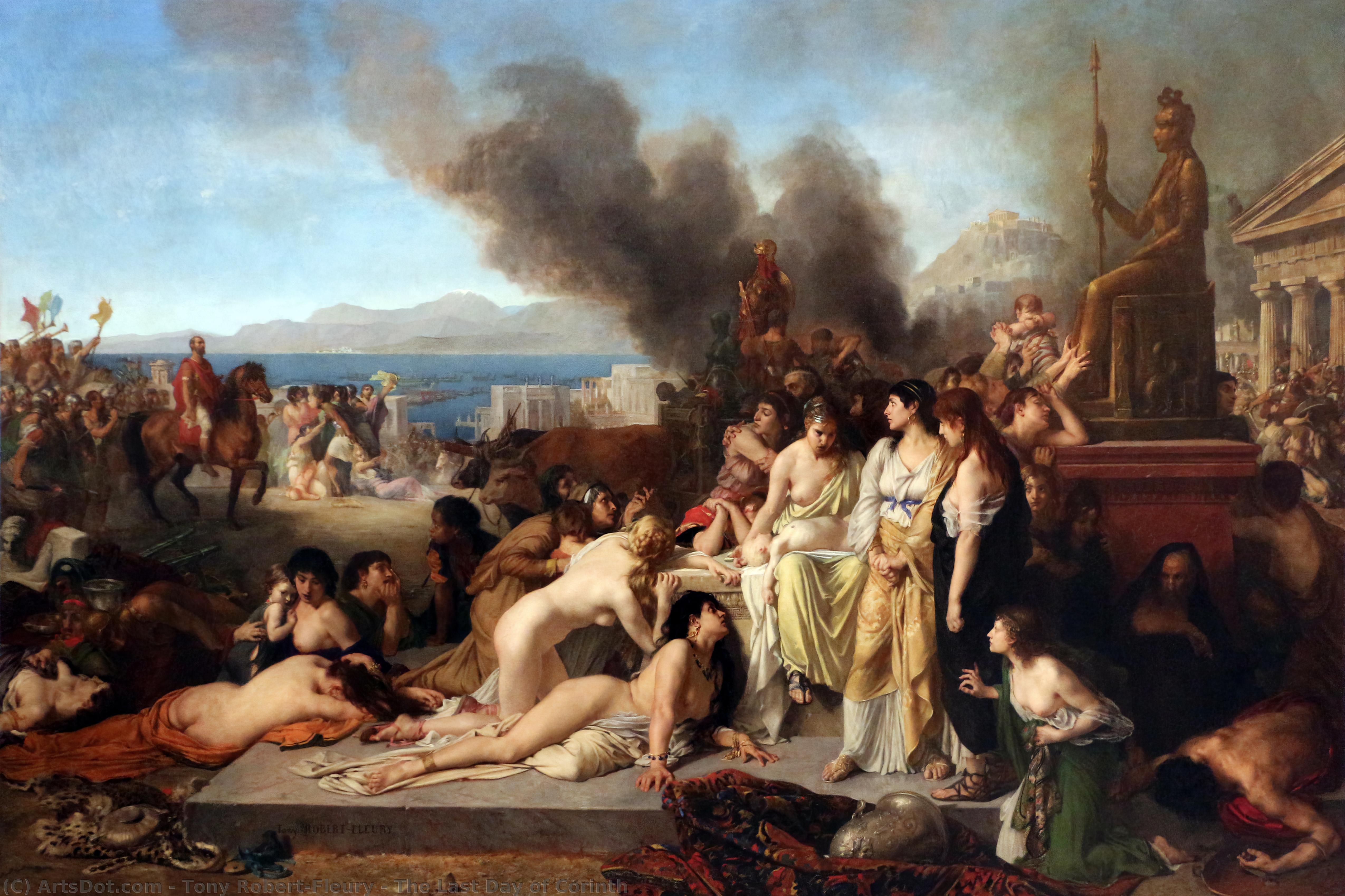 The Last Day of Corinth by Tony Robert-Fleury