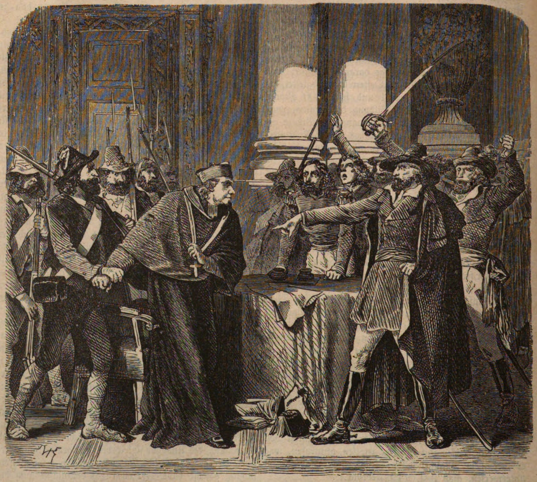 Cardinal Benvenuti captured in Romagna