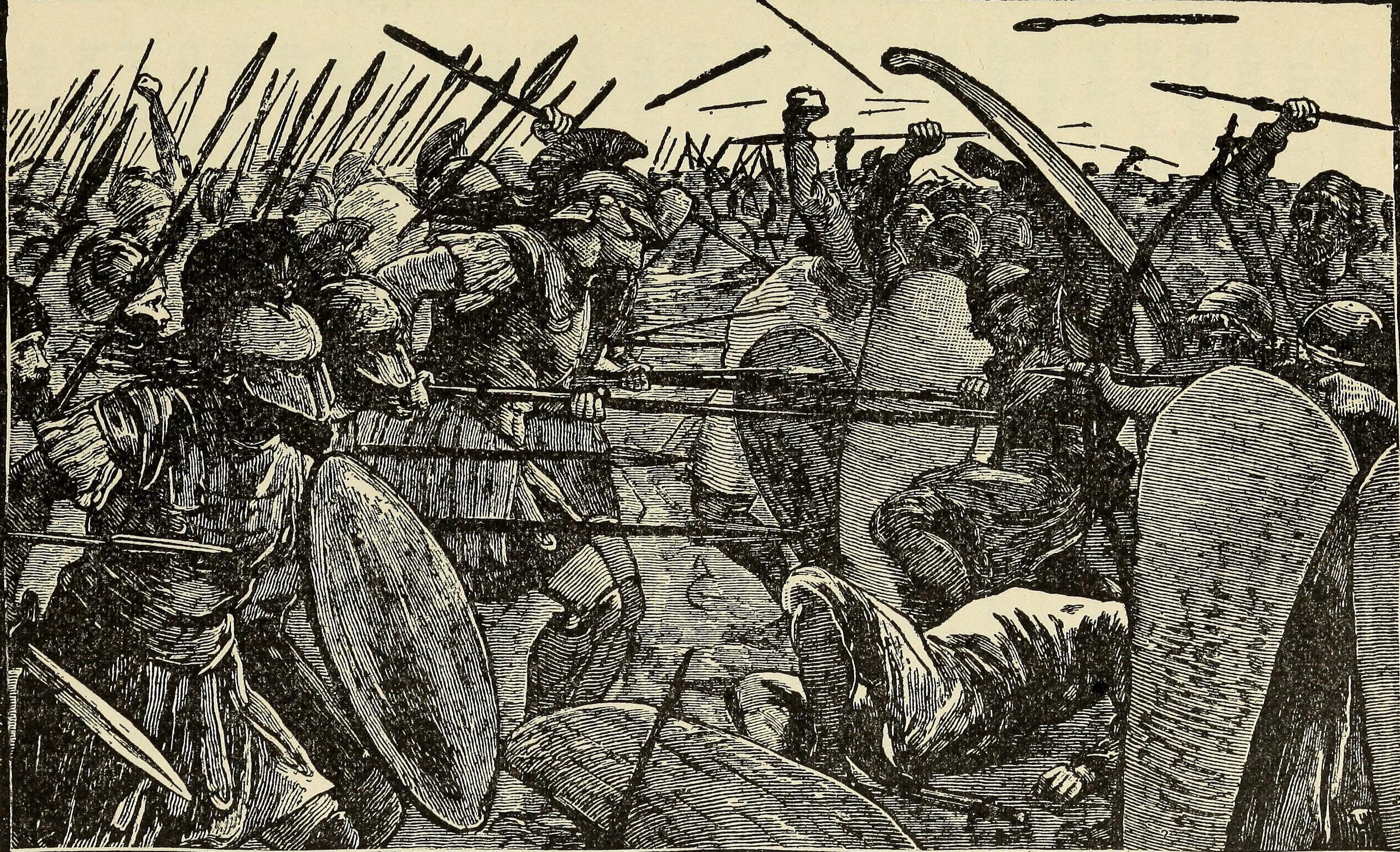 Battle between Acrotatus and the Gauls