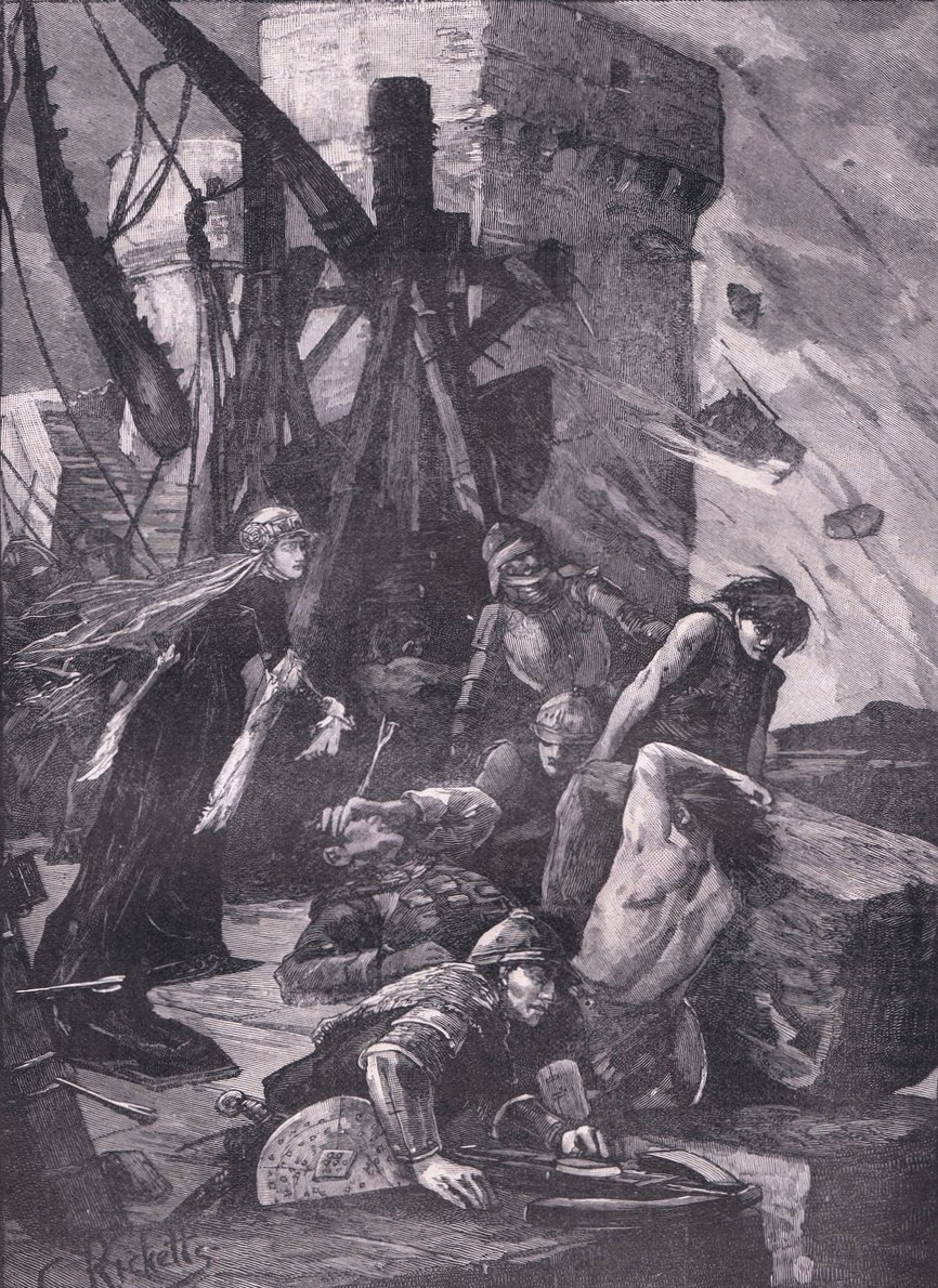 Black Agnes at the siege of Dunbar Castle