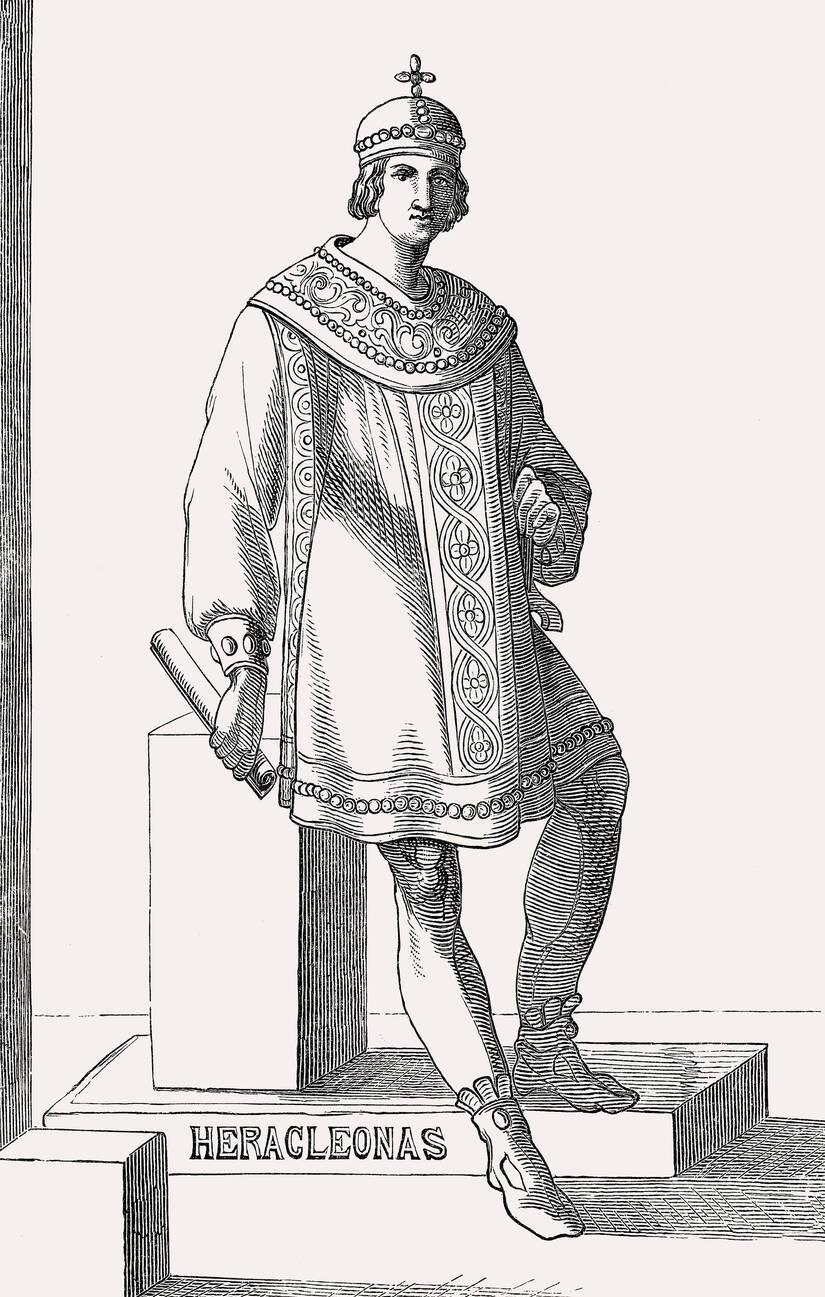 Constantine Heraclius Byzantine co-Emperor