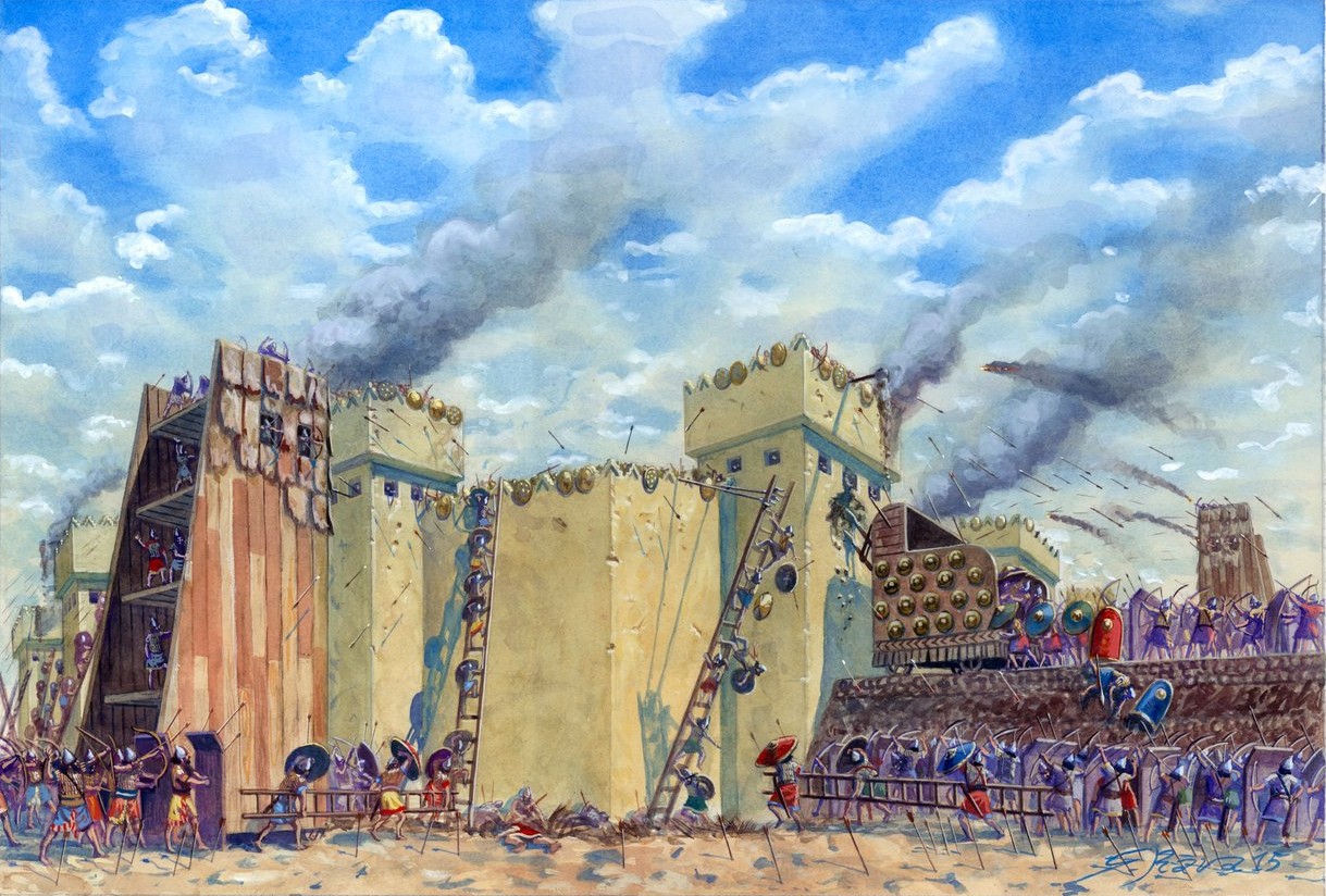 Siege of Tel Lachish Giuseppe Rava