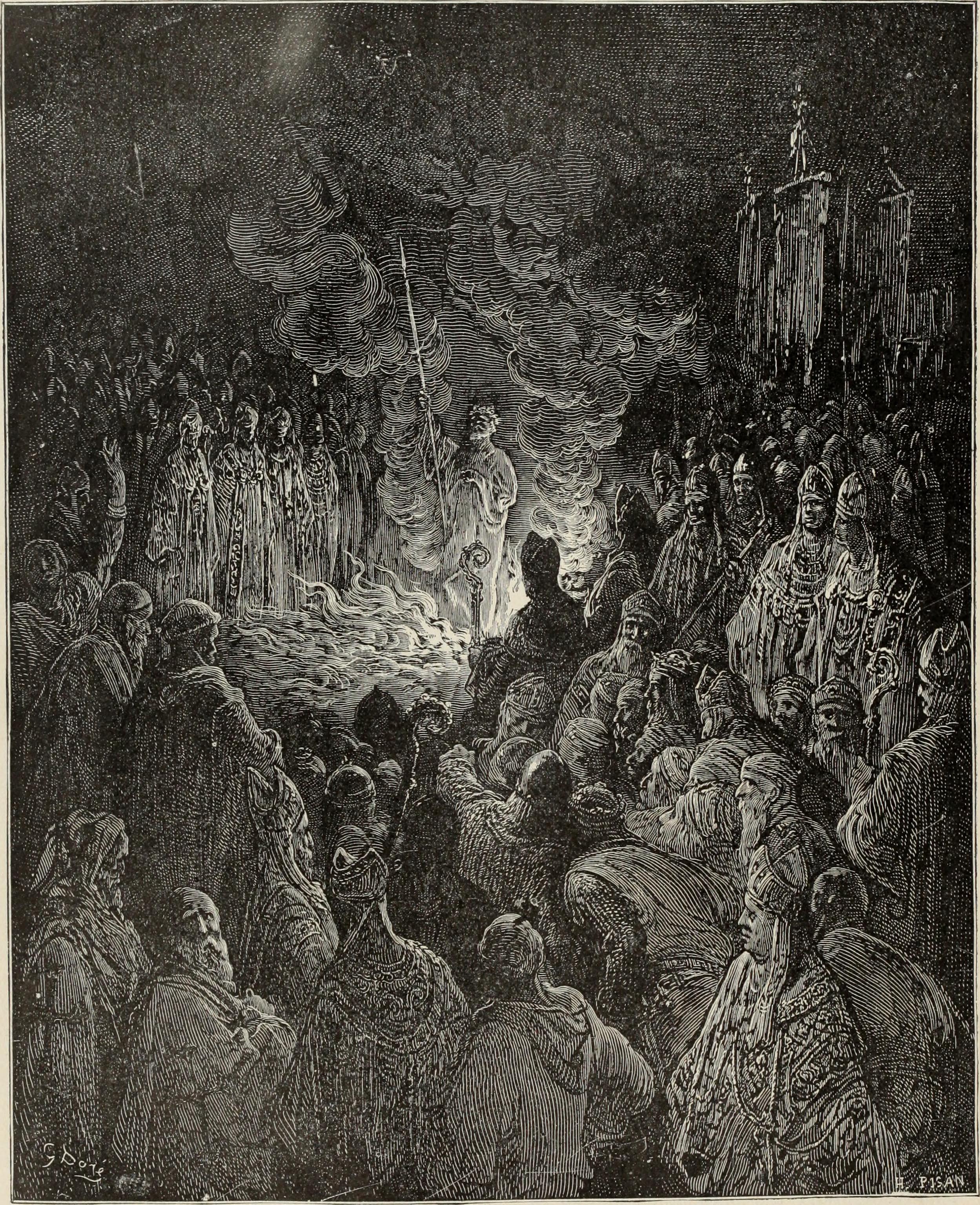 Barthelemi Undergoing the Ordeal of Fire