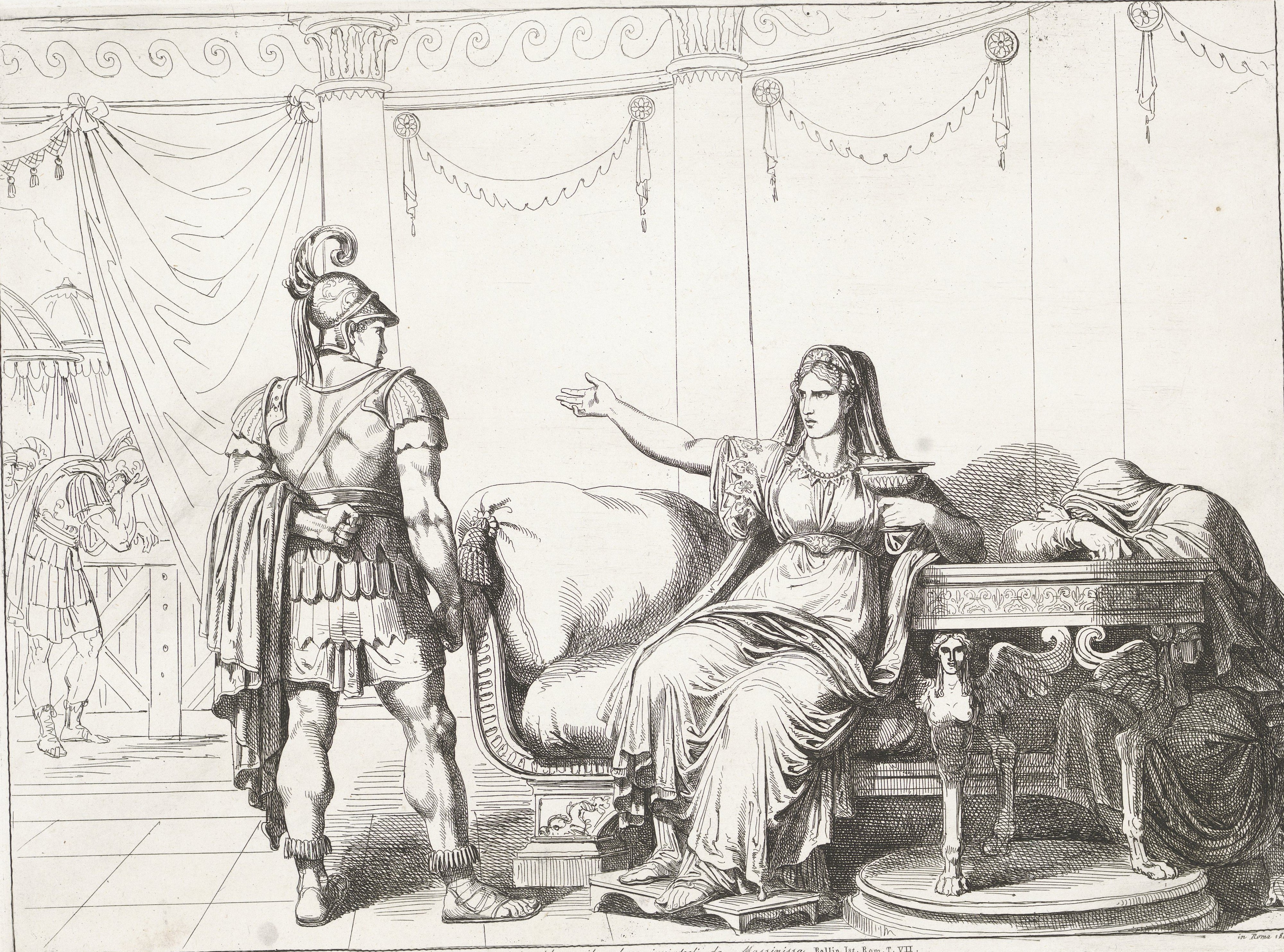 Sophonisba drinks poison
