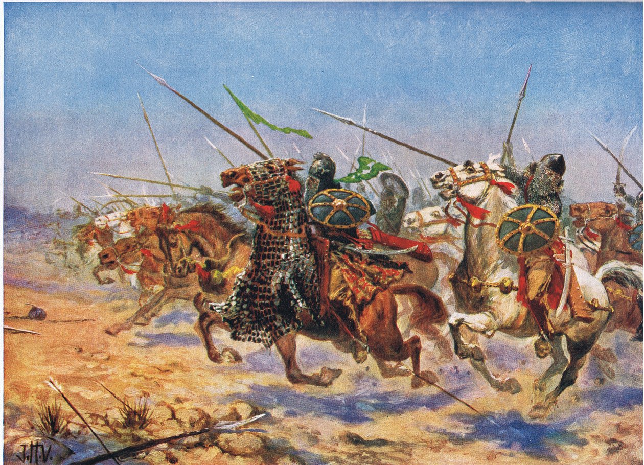 The Cavalry of Shahrbaraz Charging