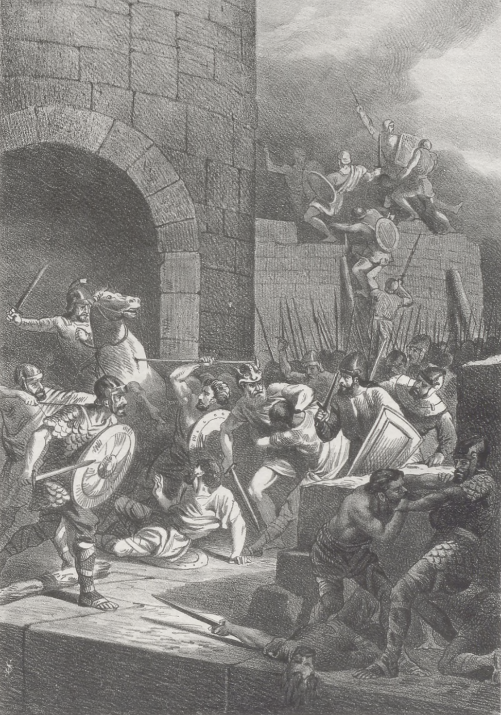Conquest of Nimes by king Wamba