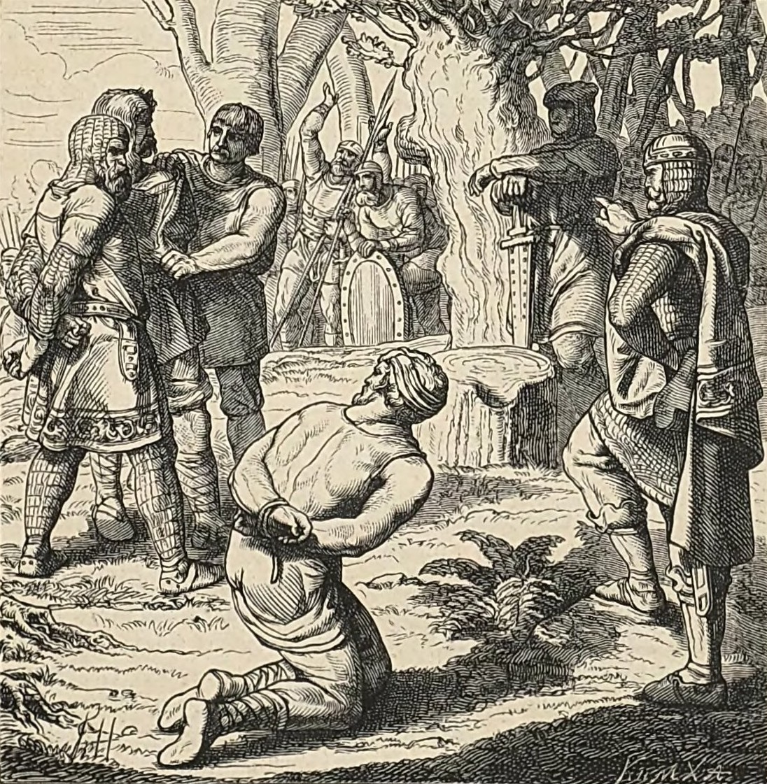 Erchanger, Berthold & Liutfried executed by Conrad I