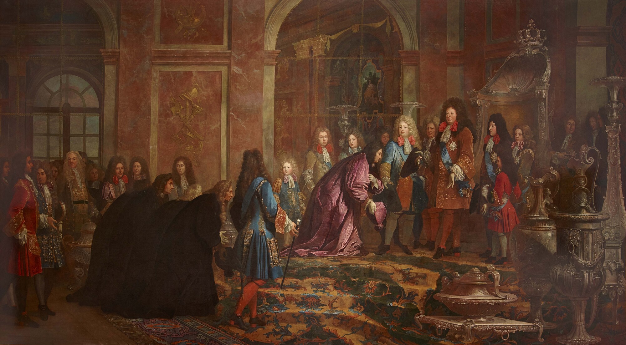 Reparations made to Louis XIV by the Doge of Genoa on 15 May 1685 Claude-Guy Hallé