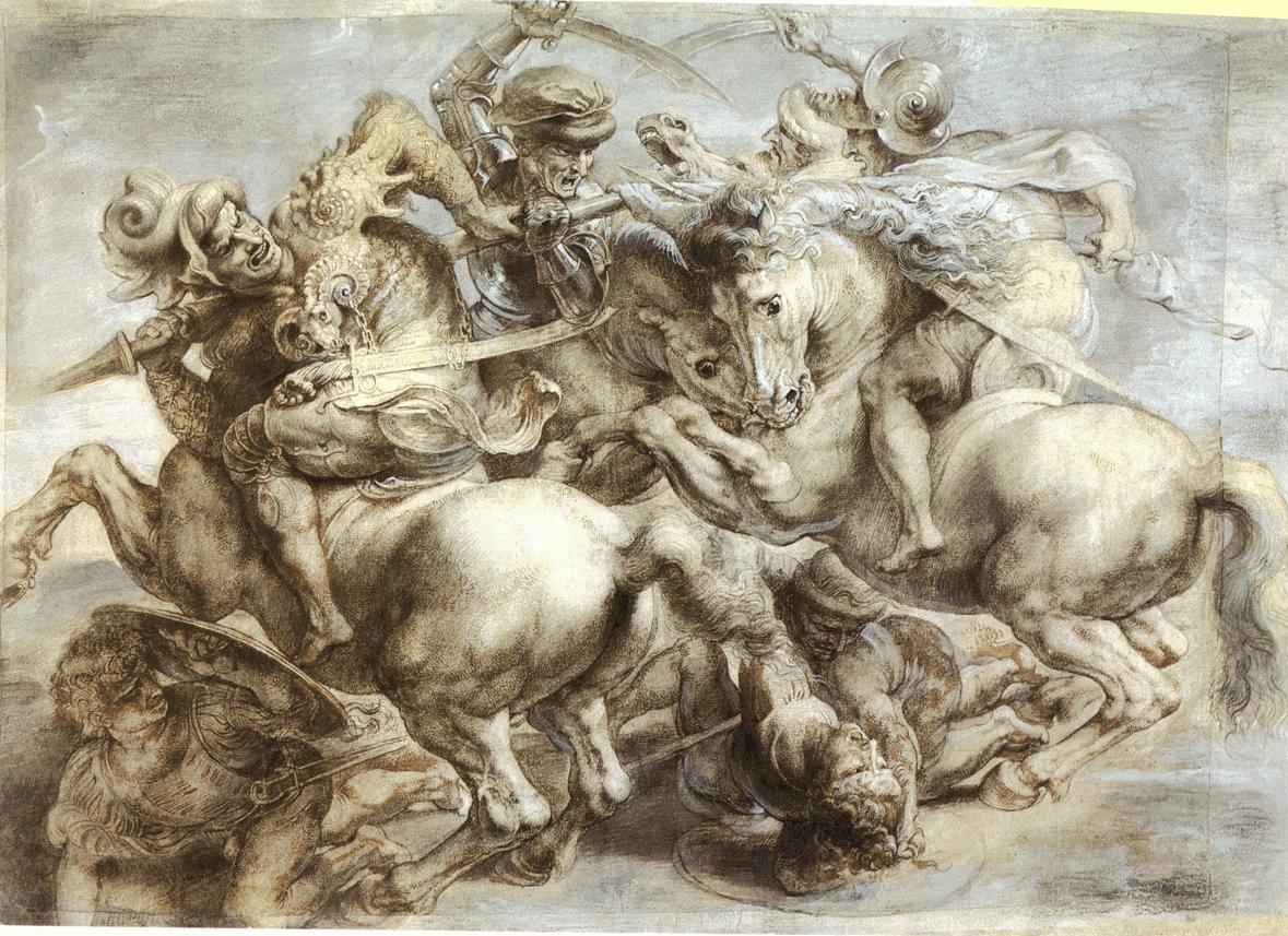 Copy after the Battle of Anghiari by Leonardo da Vinci