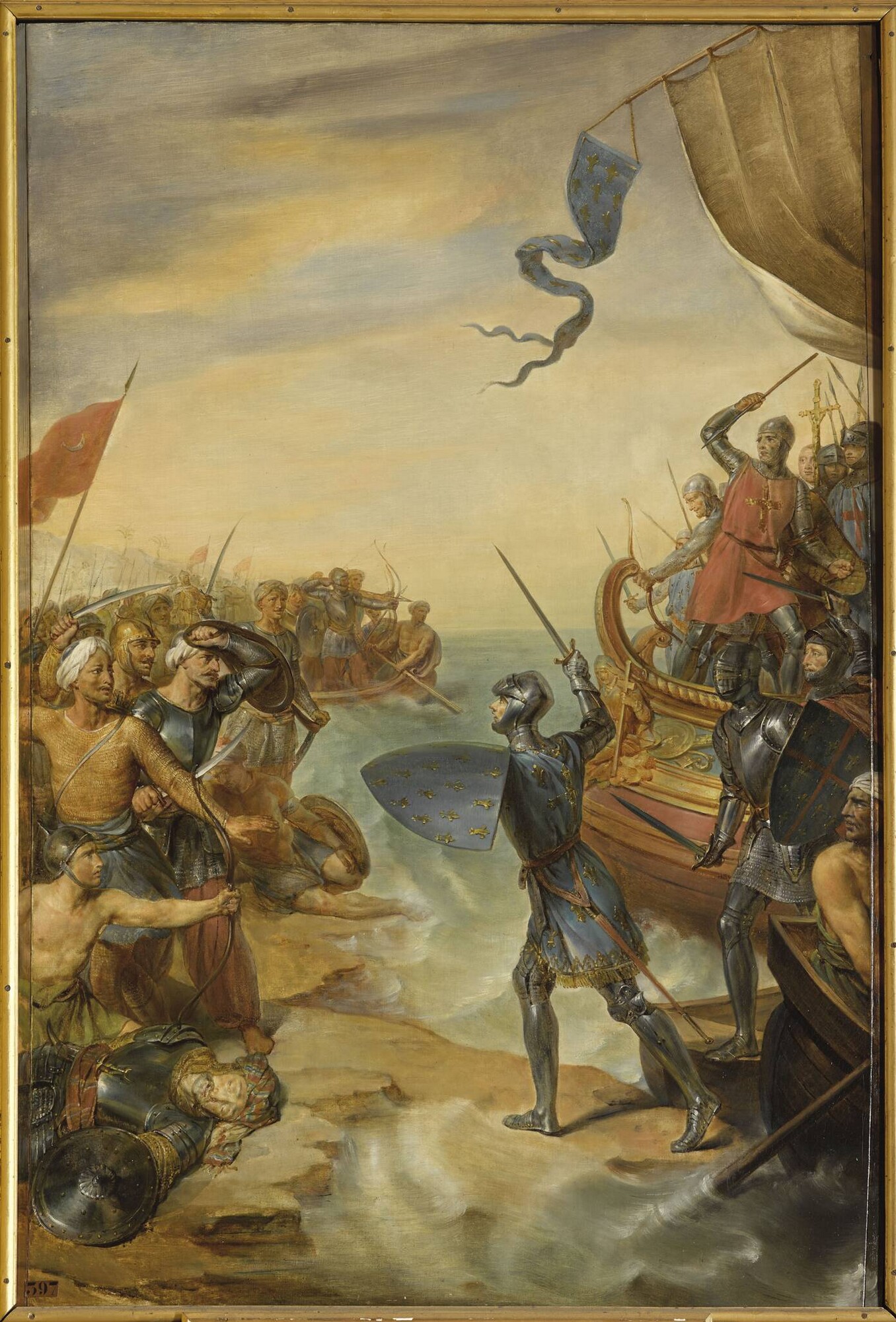 Landing of Saint Louis in Egypt