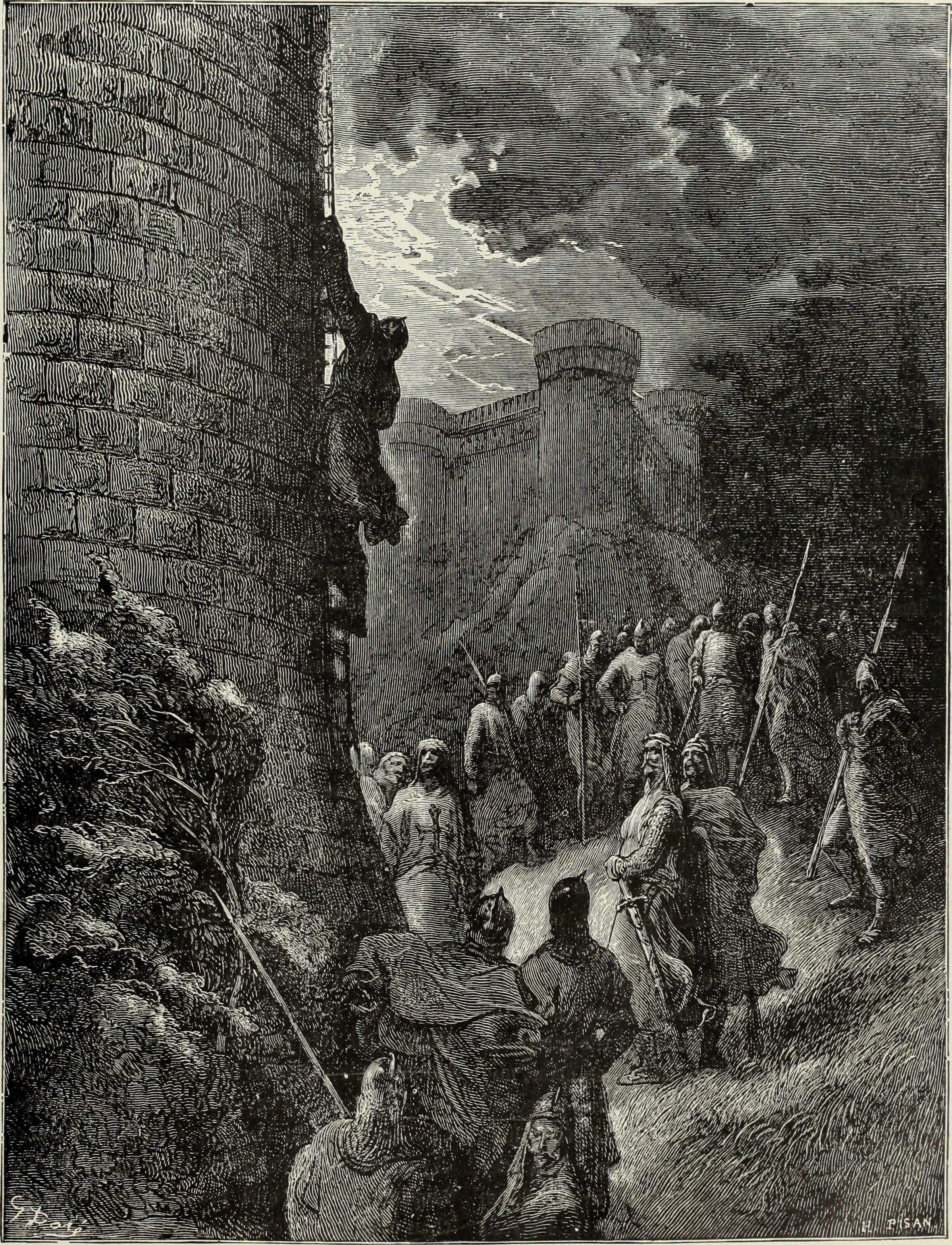 Bohemond Mounting the Ramparts of Antioch