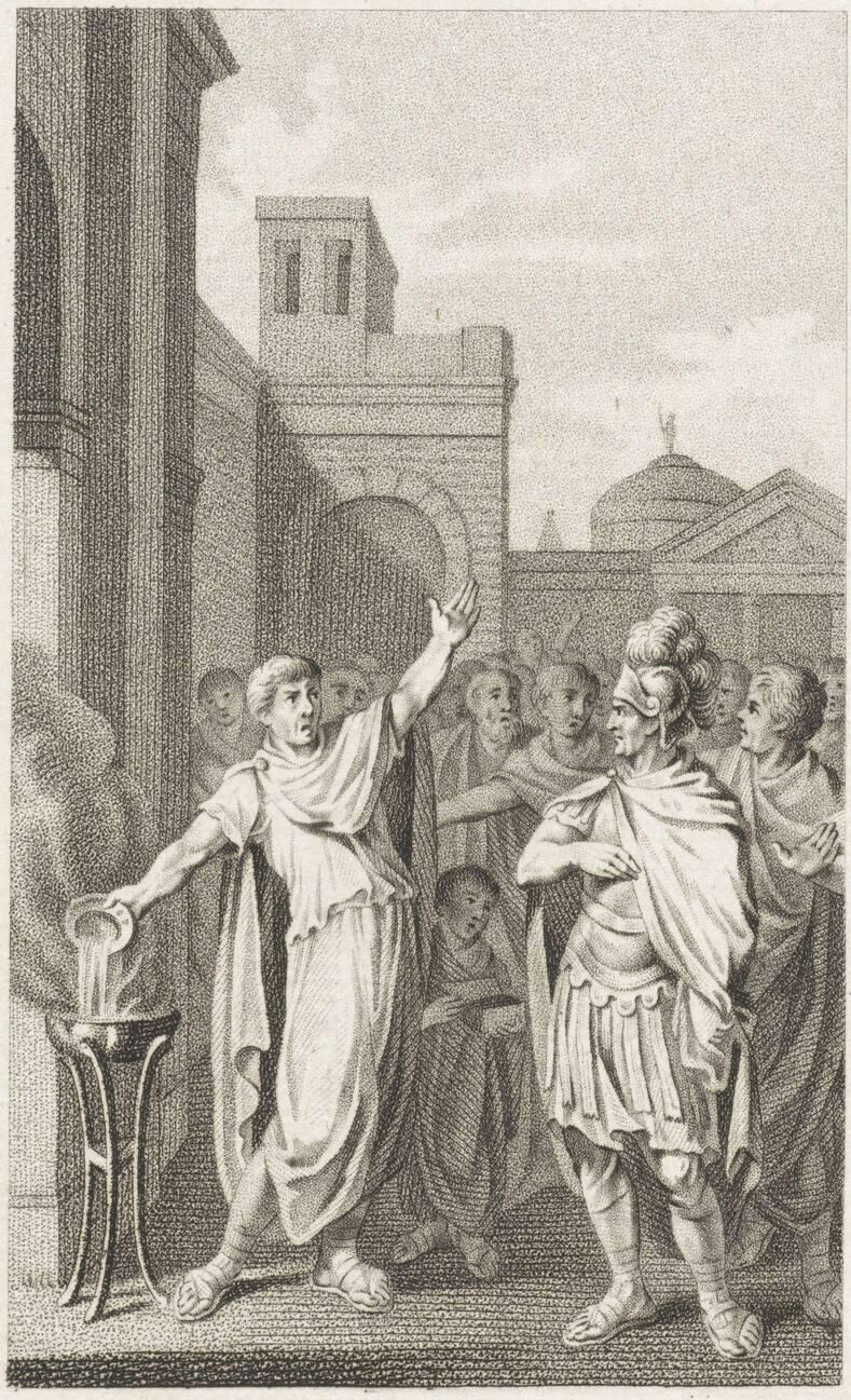Marcus Licinius Crassus leaves Rome to begin the Parthian campaign