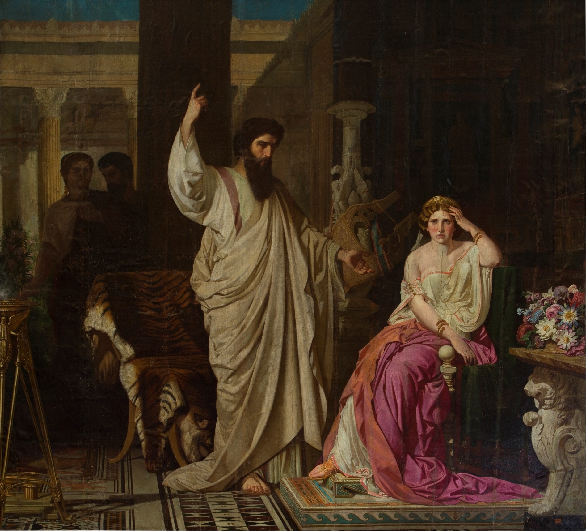 onward Saint Paul, surprised by Nero at the moment of converting Sabina Poppaea