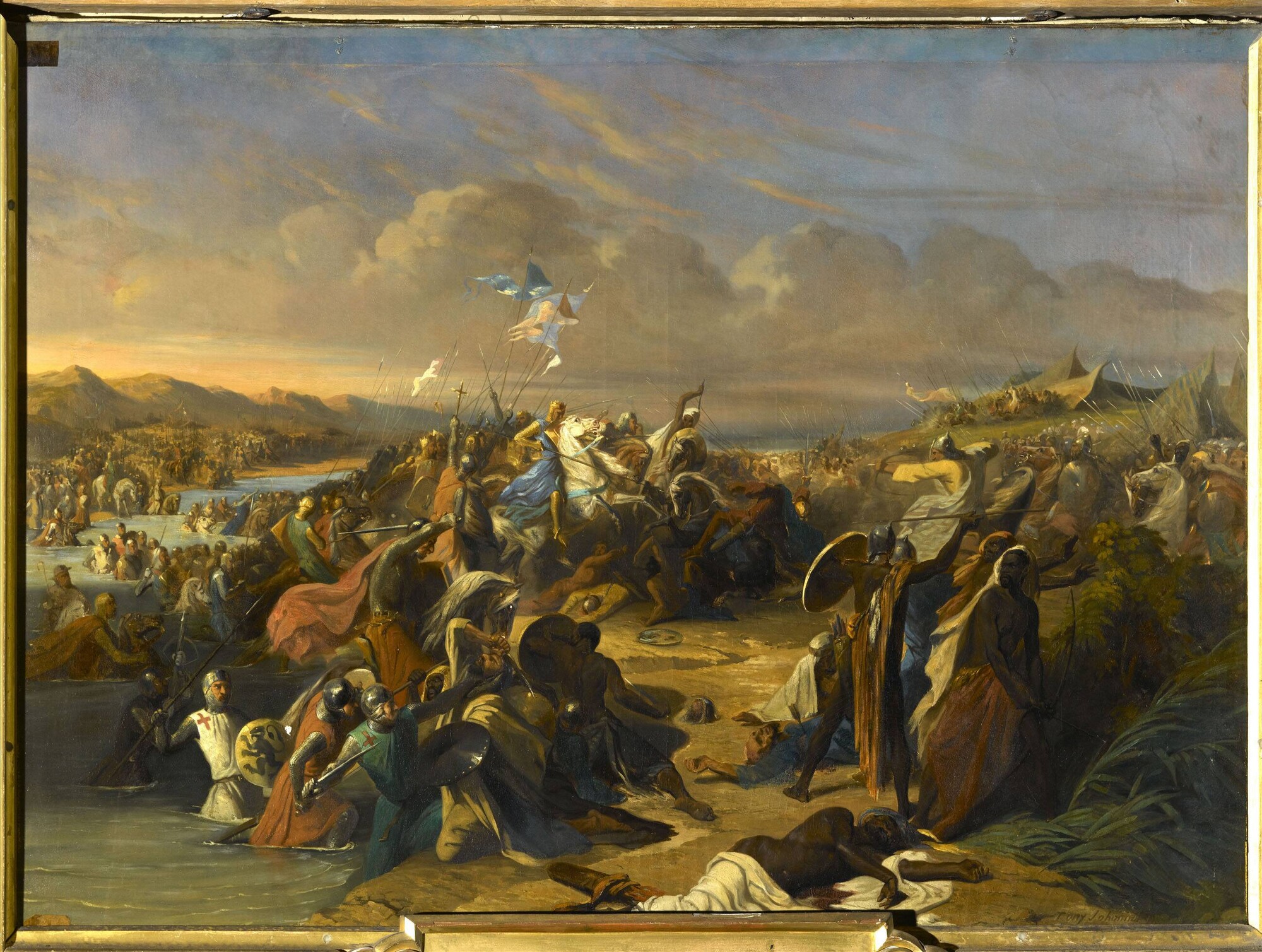 Louis VII forces the passage of the Meander