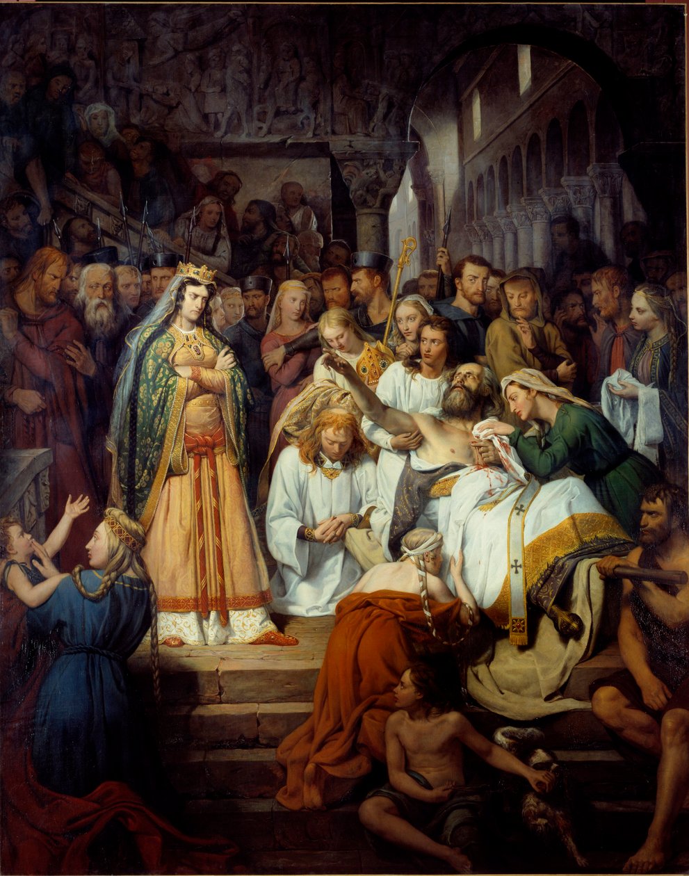 The Death of Saint Pretextat, Bishop of Rouen