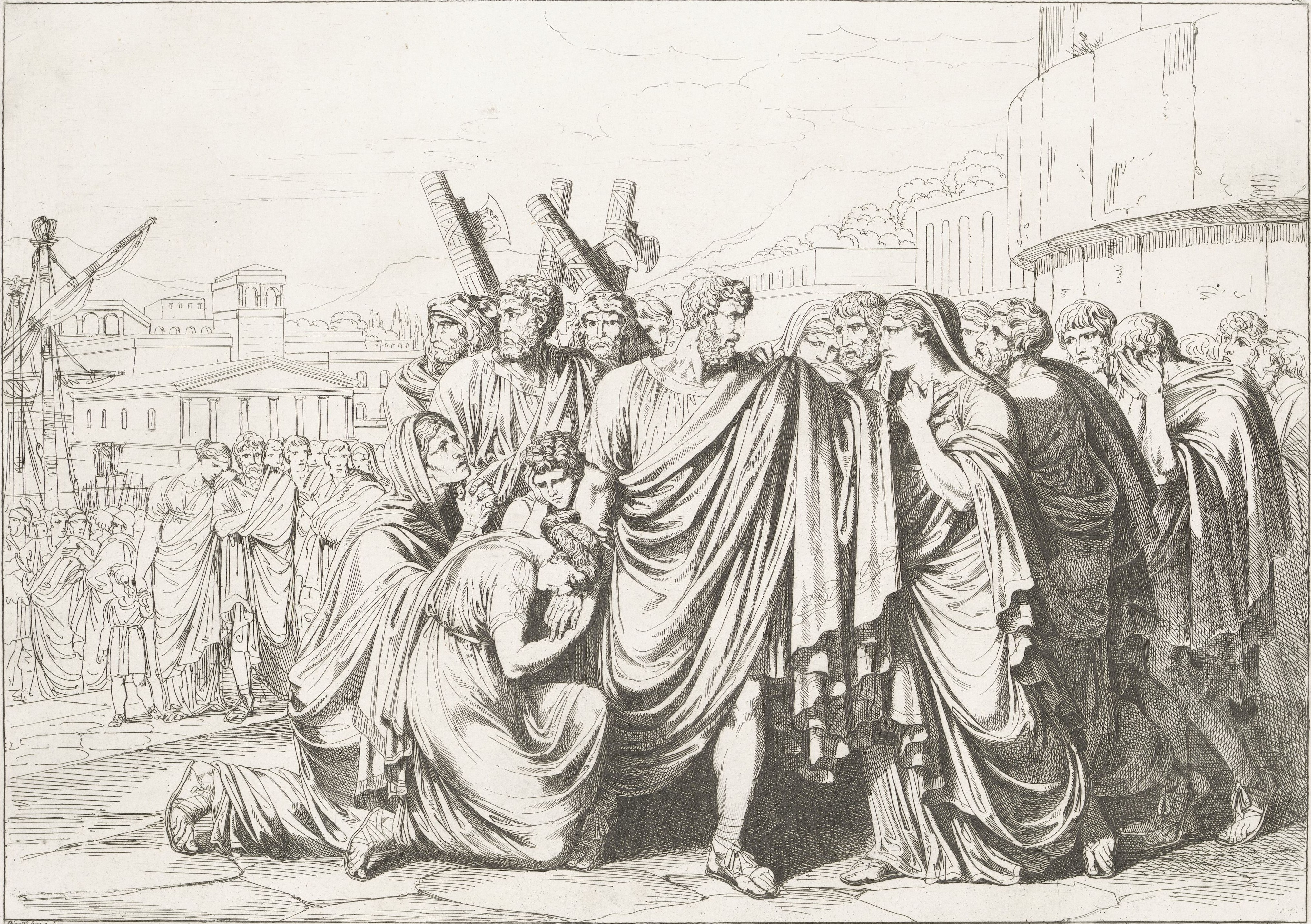 Marcus Atilius Regulus departs for Carthage