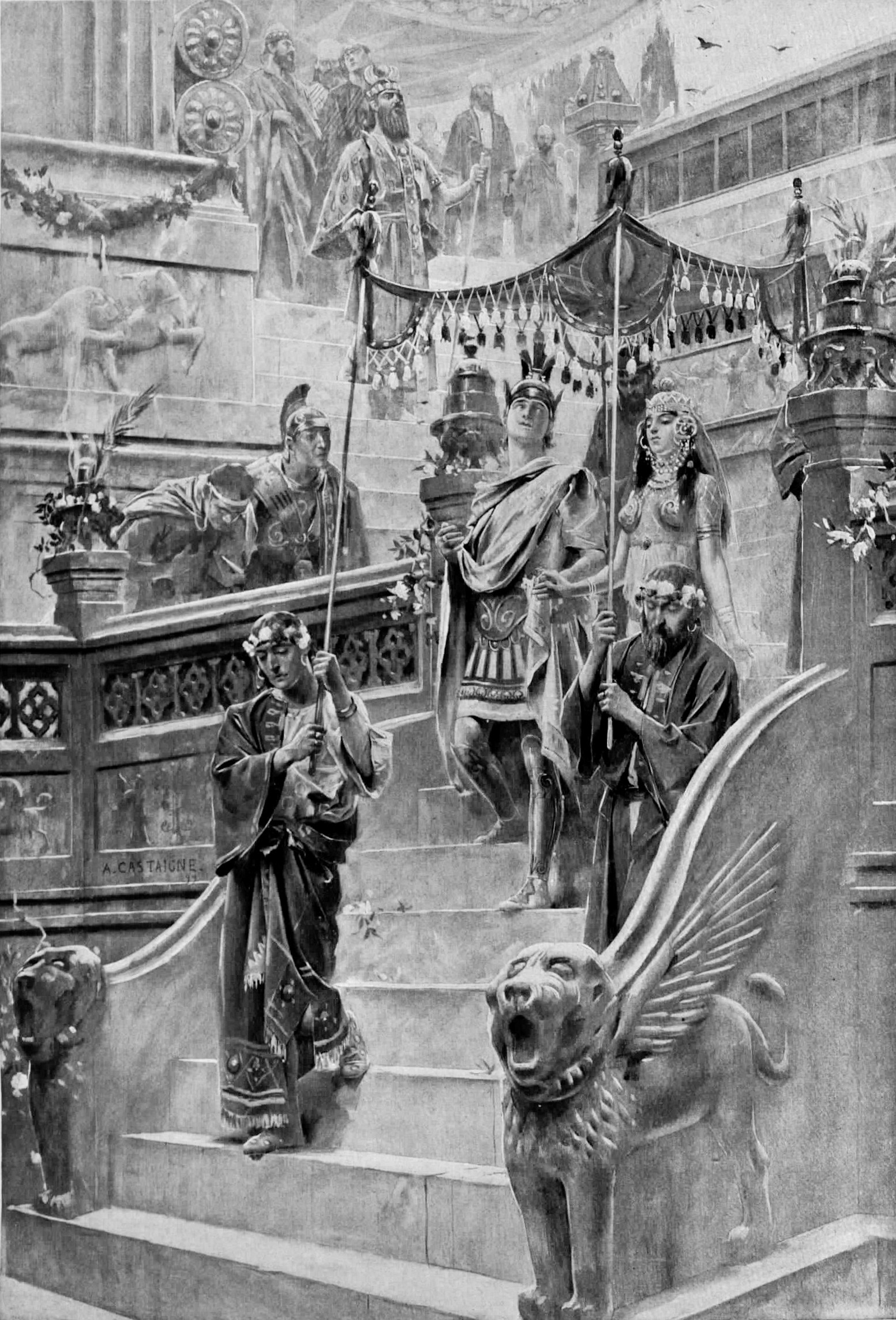 The wedding of Alexander and Roxane