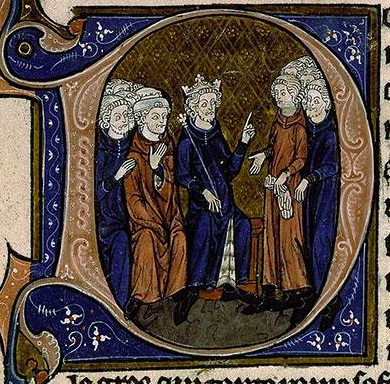 Remonstrances of Louis VII to the bourgeois of Orléans