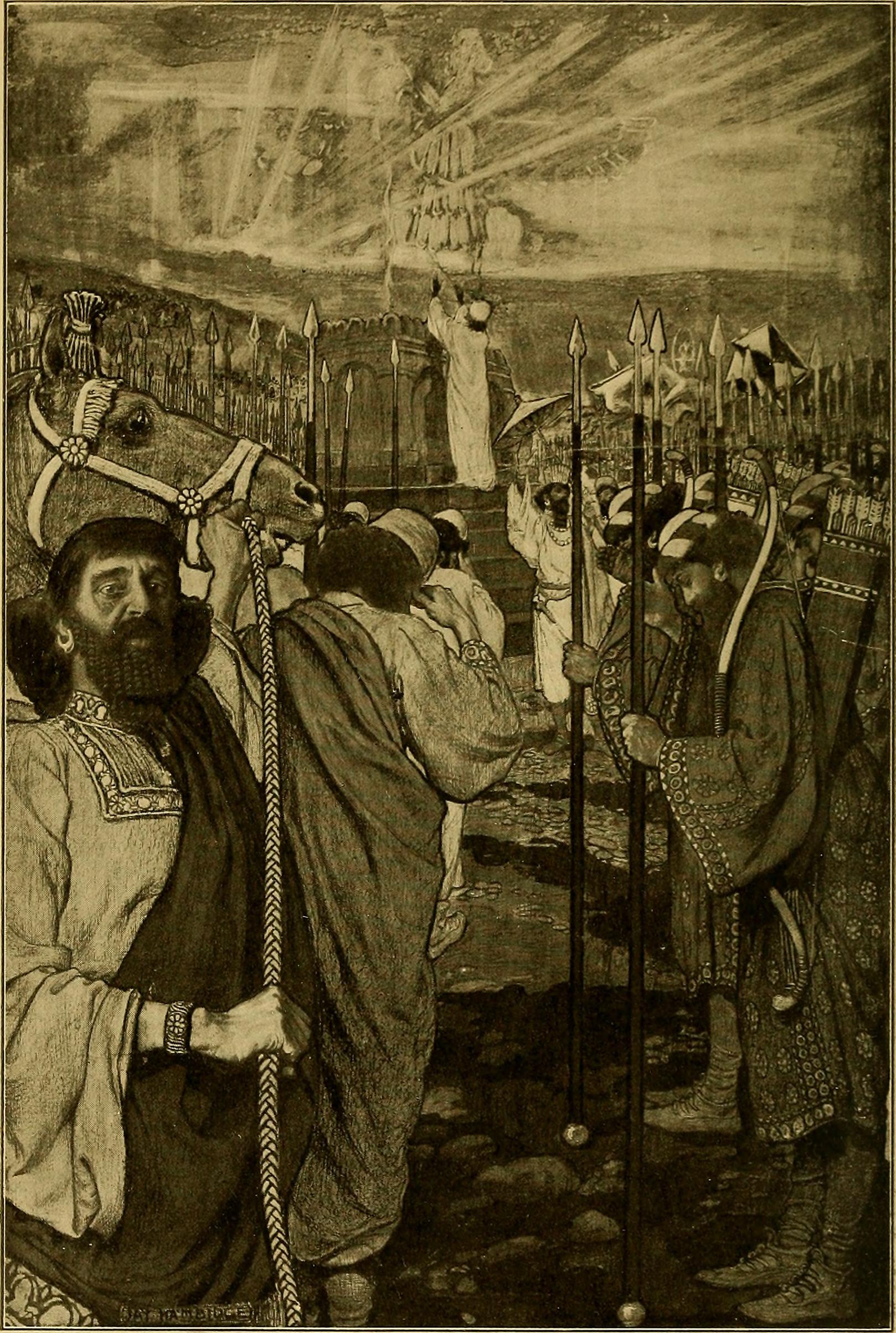 King Darius Offers Sacrifice unto Ormazd