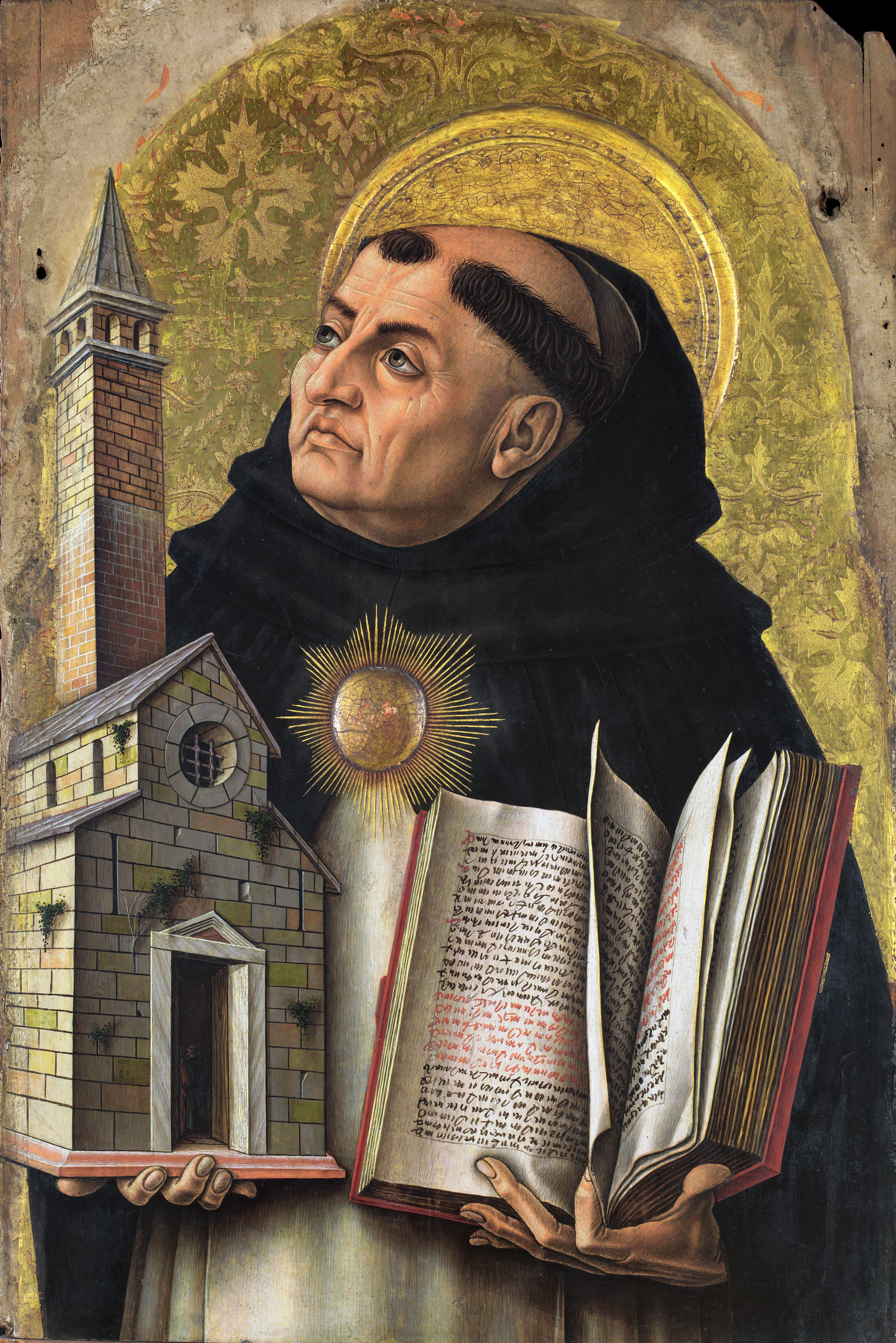 Saint Thomas Aquinas Carlo Crivelli