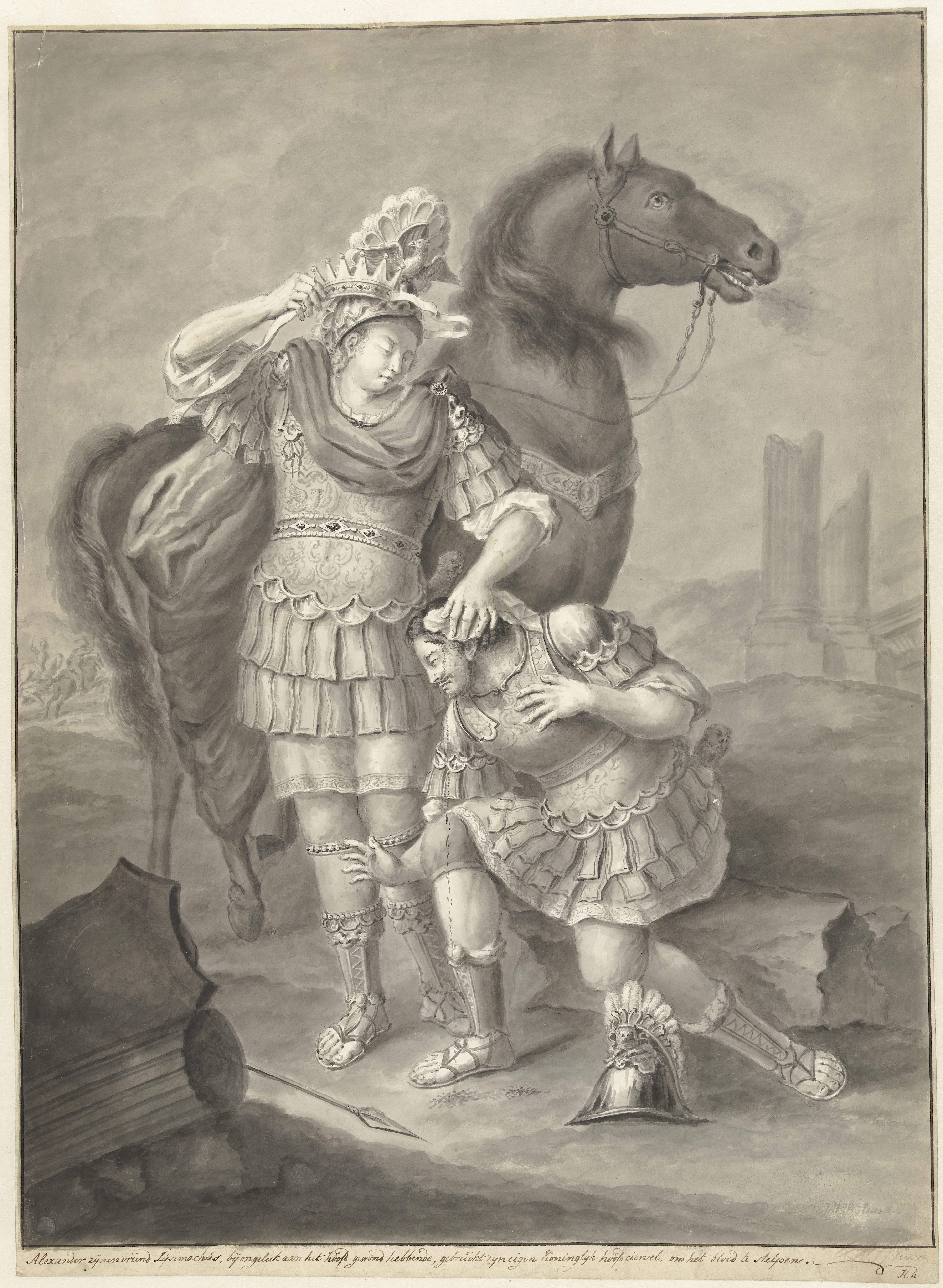 Alexander en LysimachusJoannis Jacobus Bijlaert, 1809-01-02
