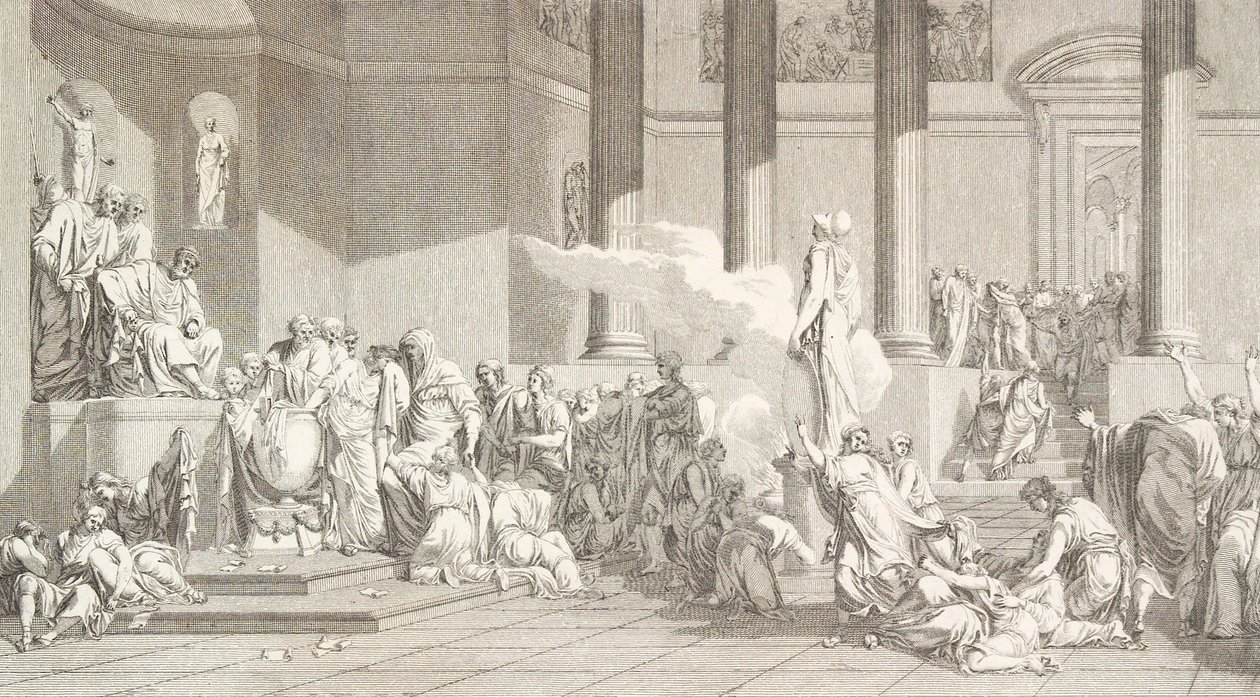Drawing of the Athenian Youth