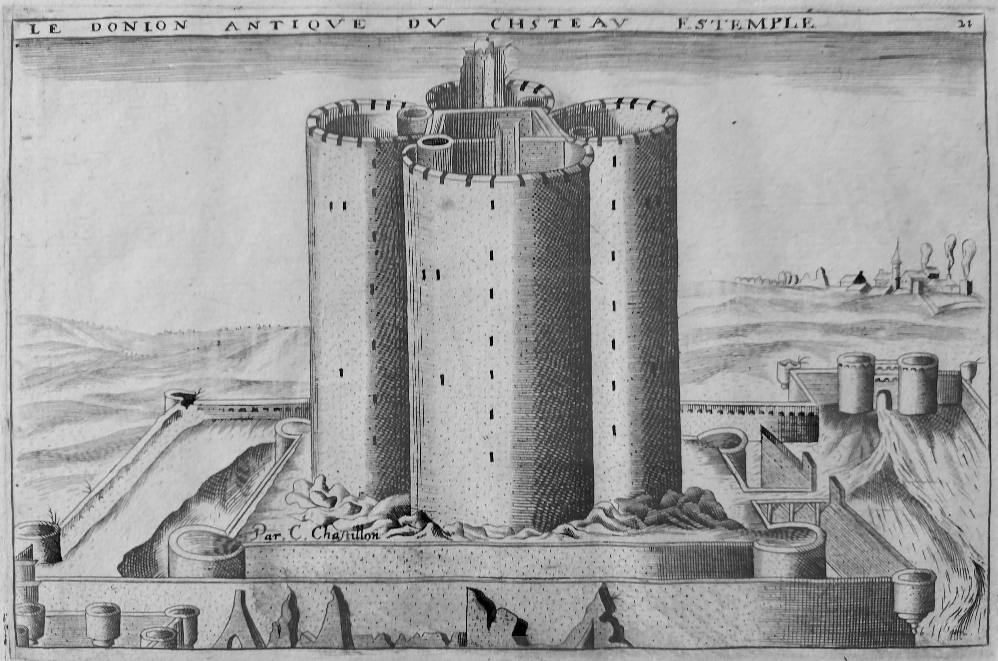 Keep of the castle of Étampes