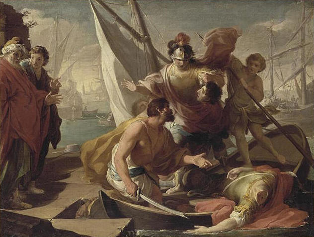La mort de Pompée circa 1759 Mariano Rossi