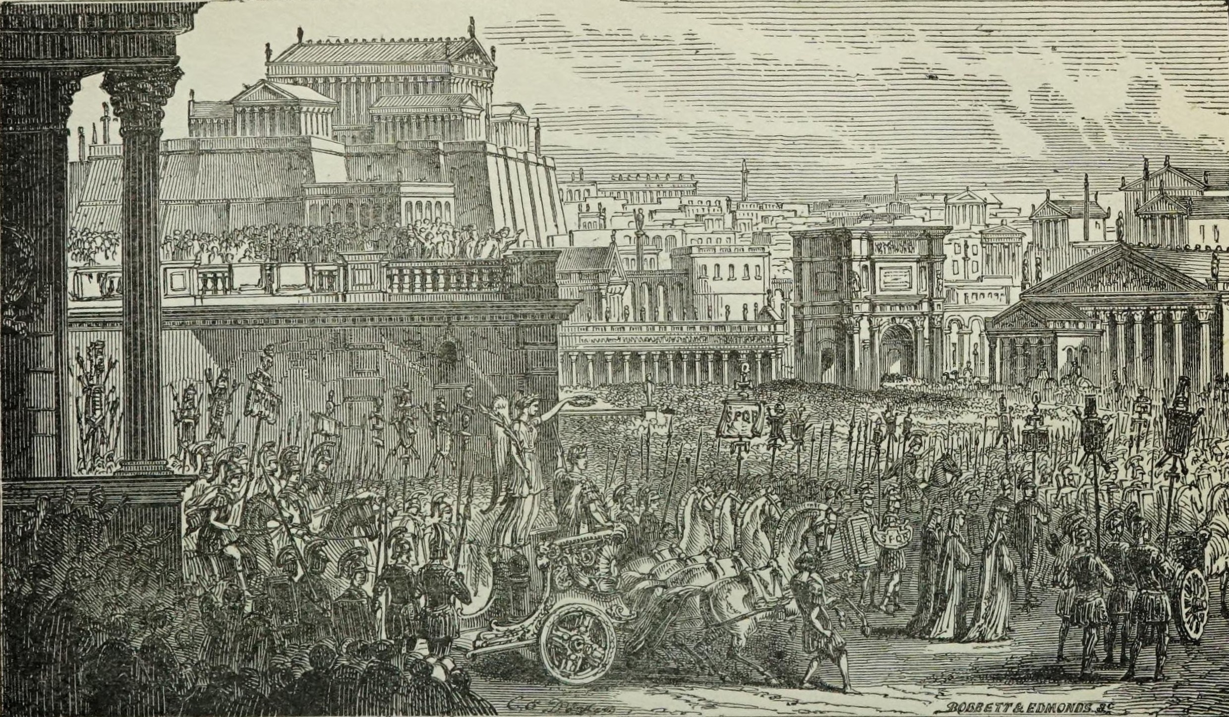 Cleopatra's sister triumphal procession