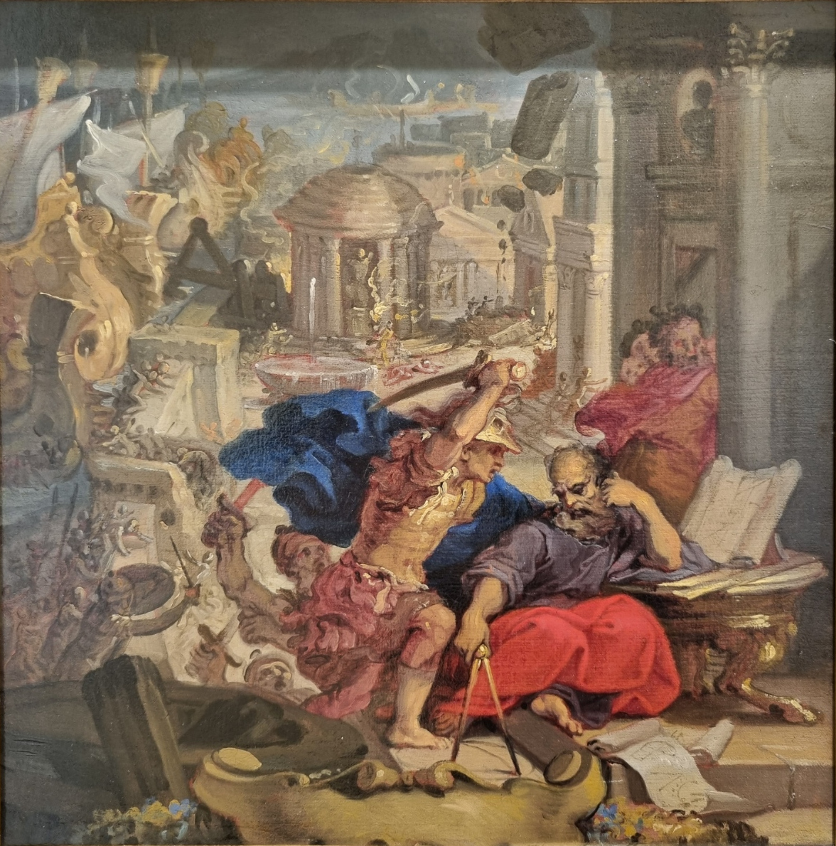Archimedes and the Soldier, painted by Jean Baptiste Corneille