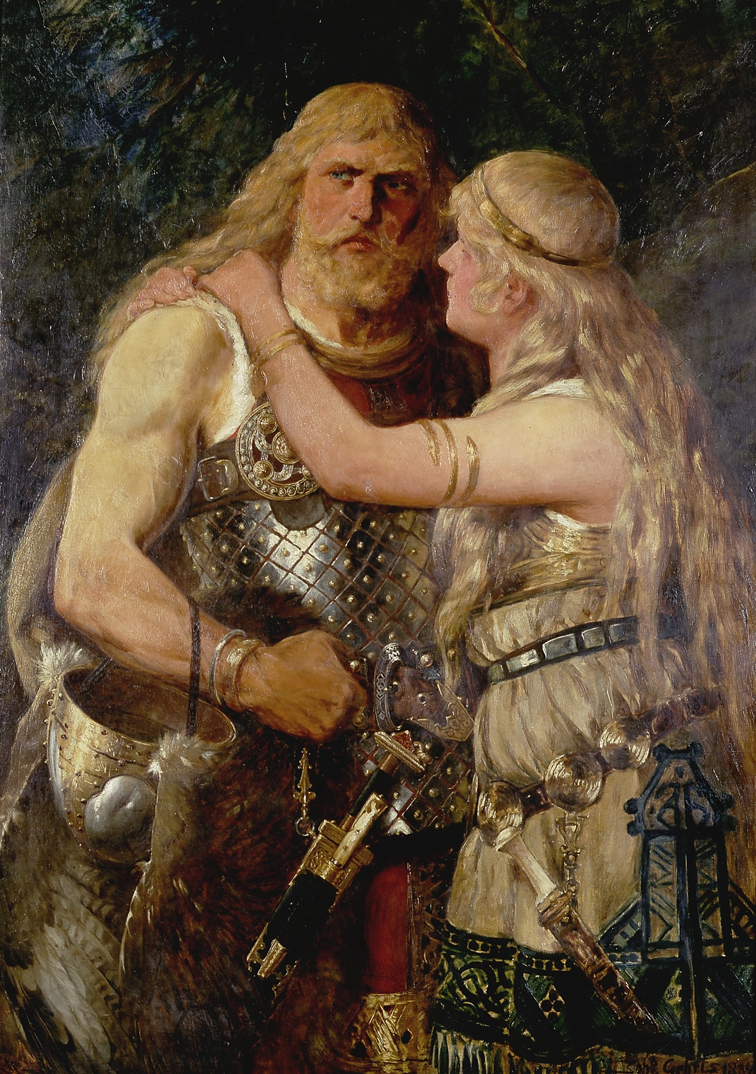 Armin says goodbye to Thusnelda
