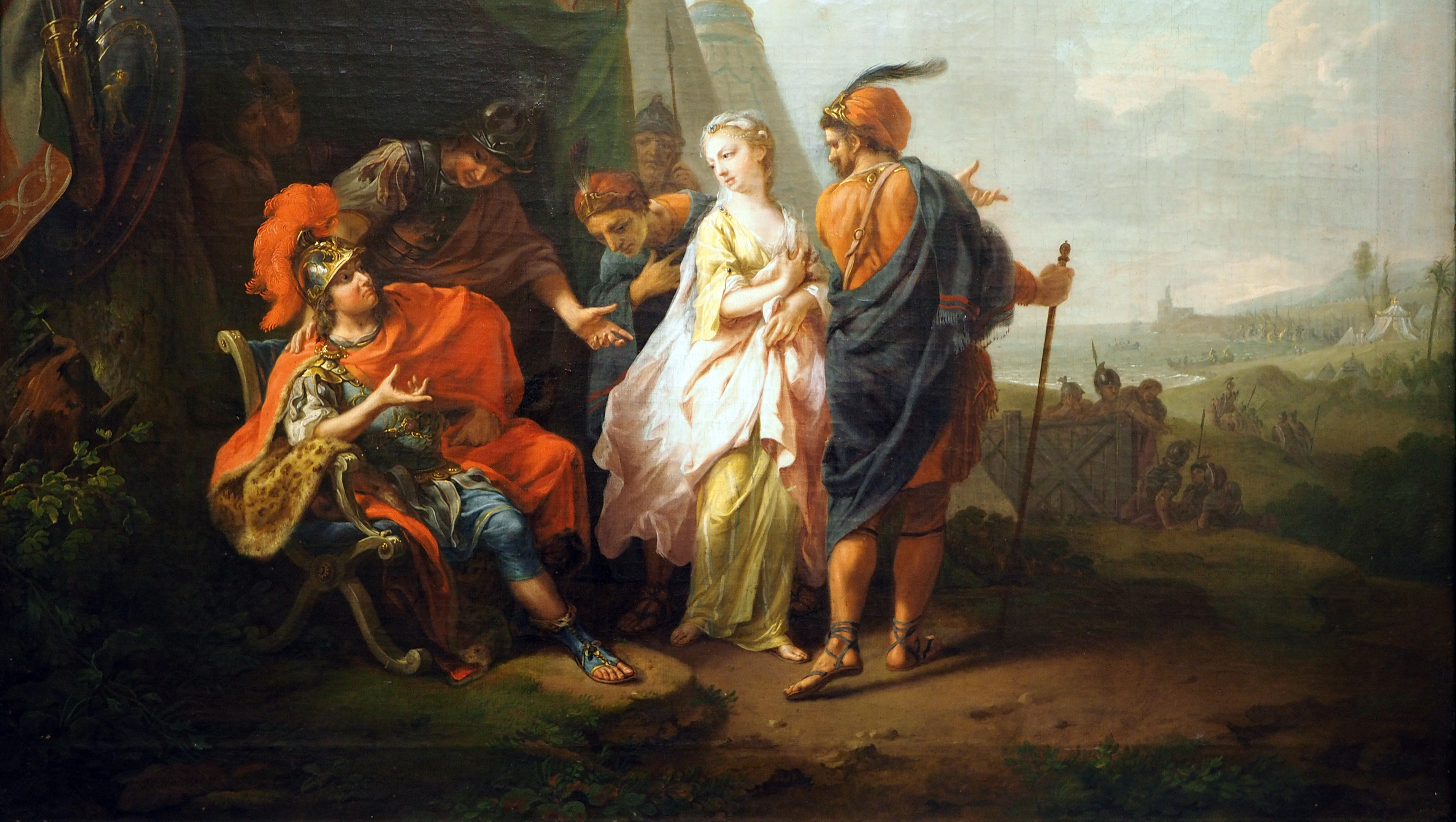 The Abduction of Briseis from the Tent of Achilles