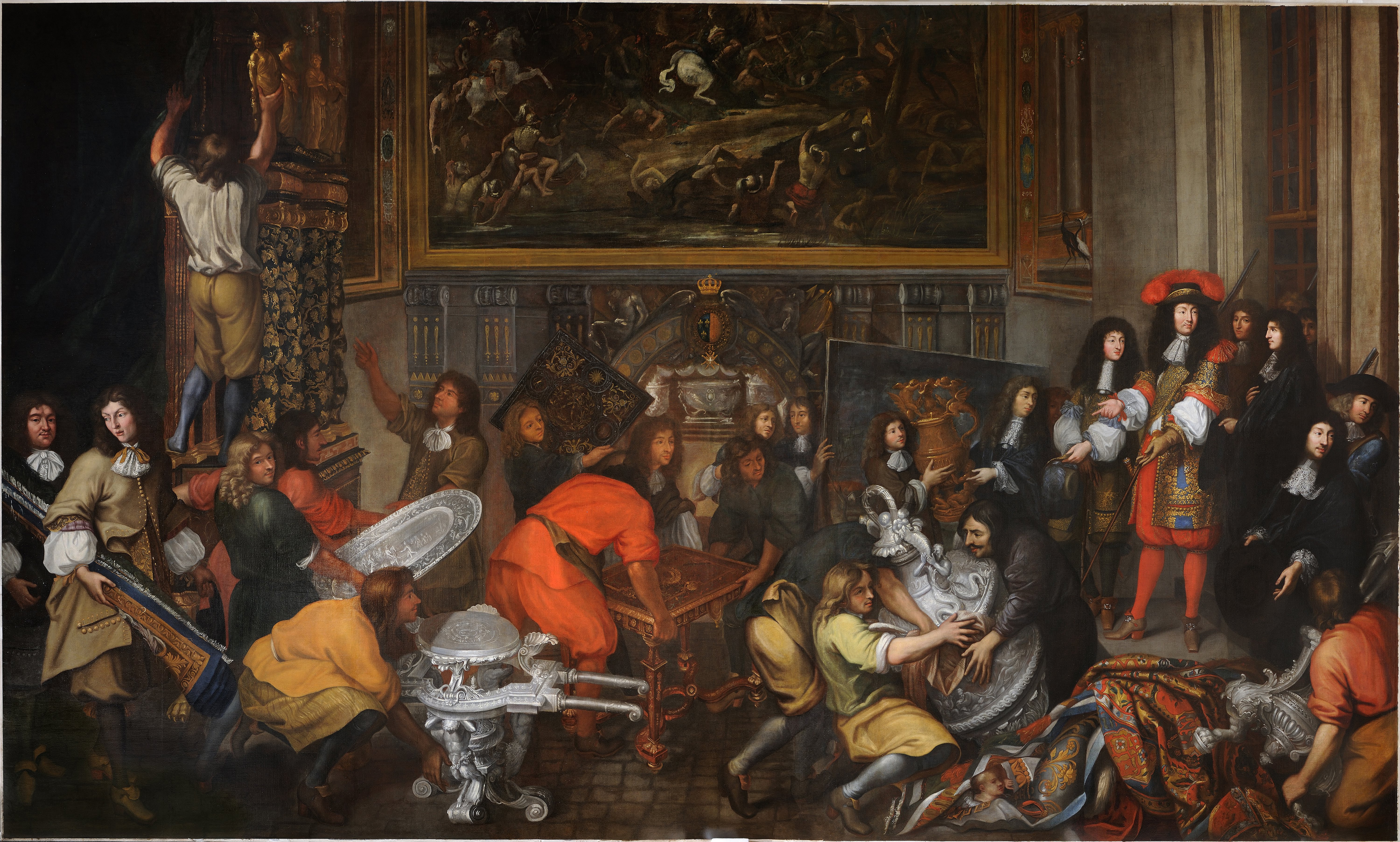 Louis XIV visiting the Gobelins Manufactory