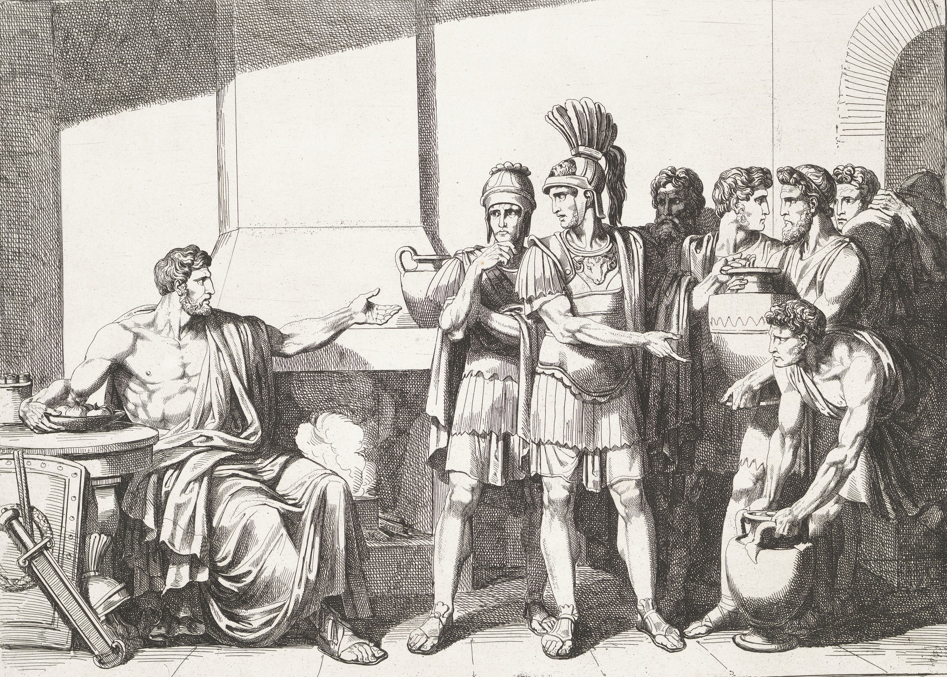 Manius Curius Dentatus refuses gifts from the Samnites