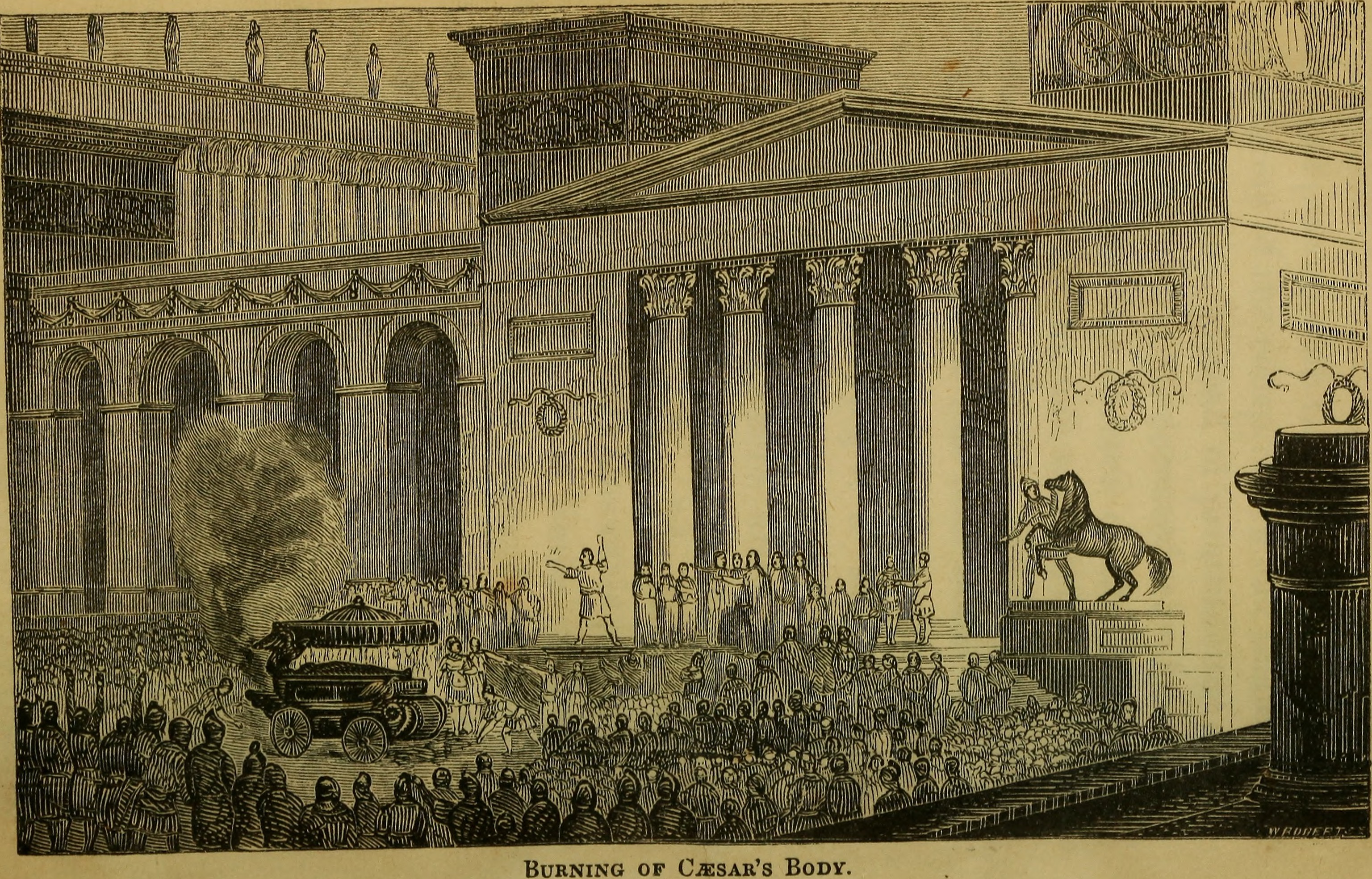 Burning of Caesar's Body