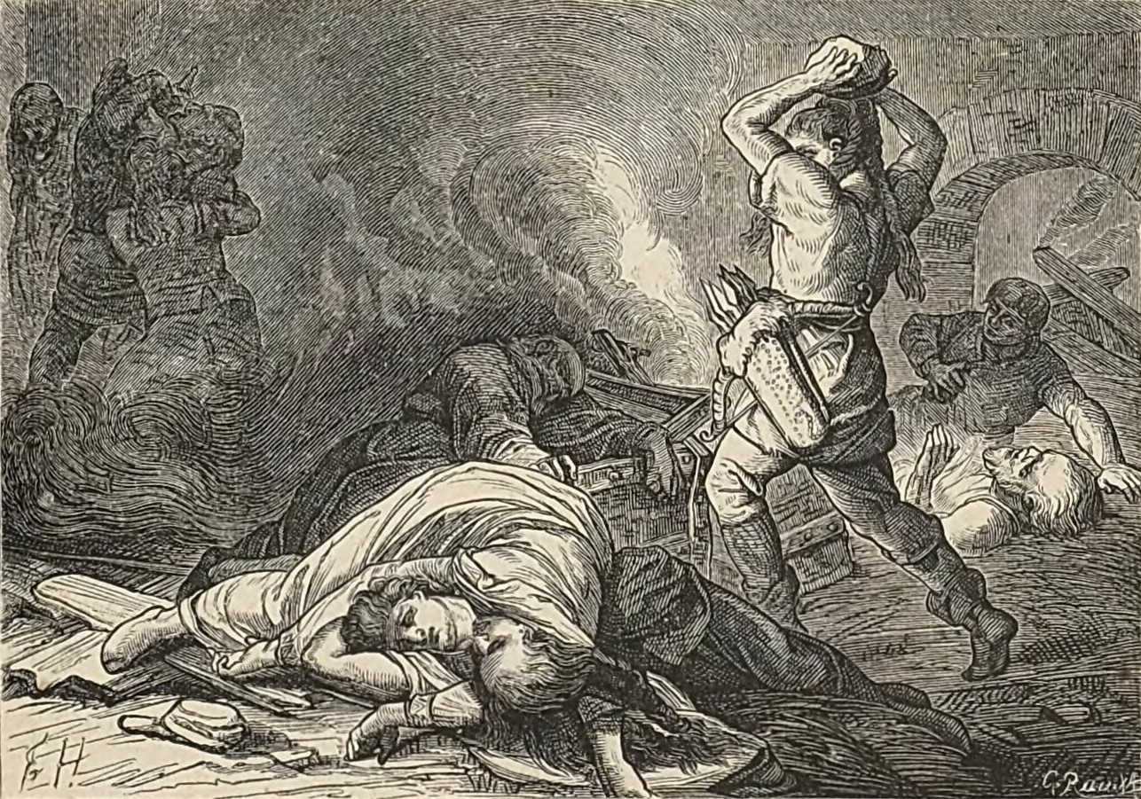 Rhedarii capturing of Wallislev and massacring the Germans