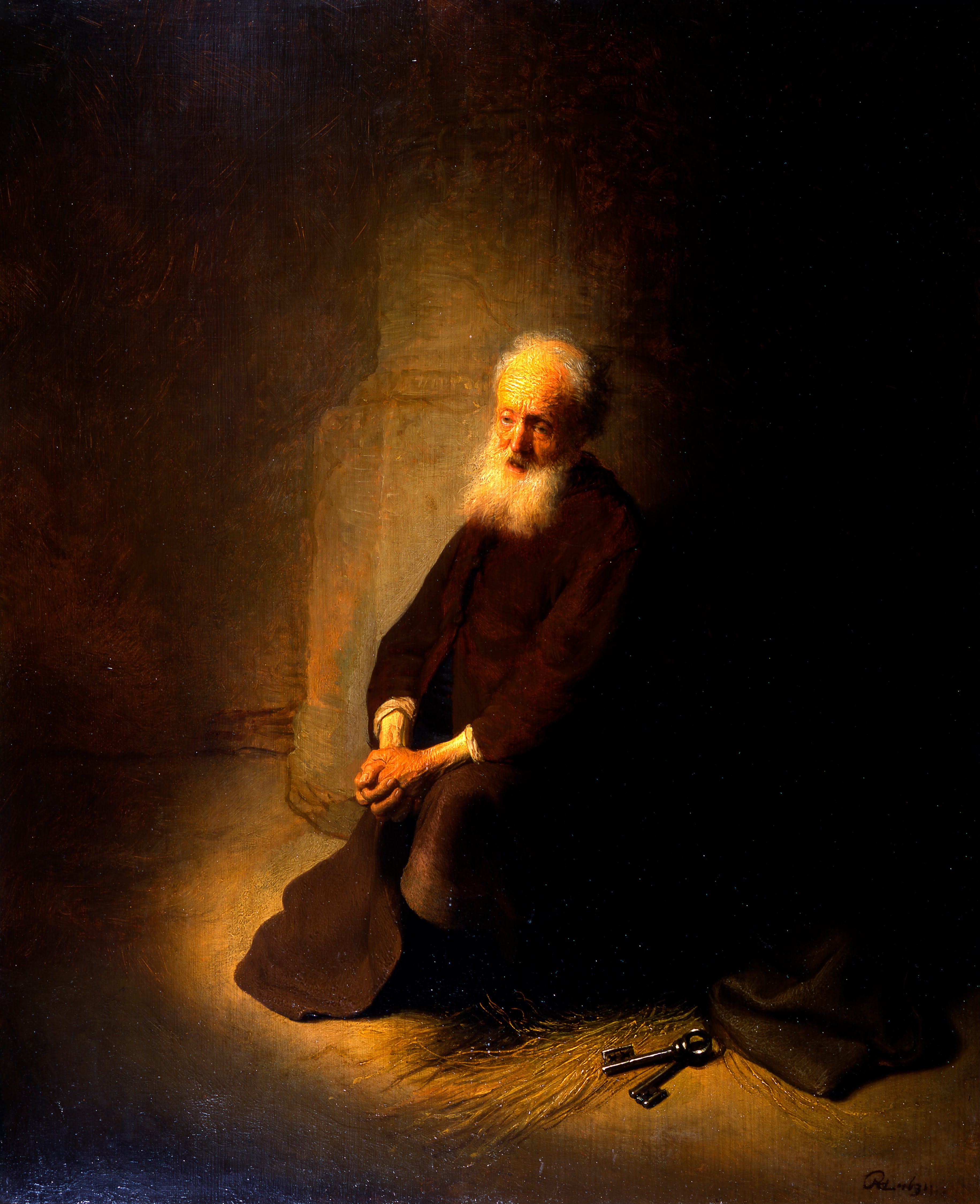 St. Peter in Prison (The Apostle Peter Kneeling) -