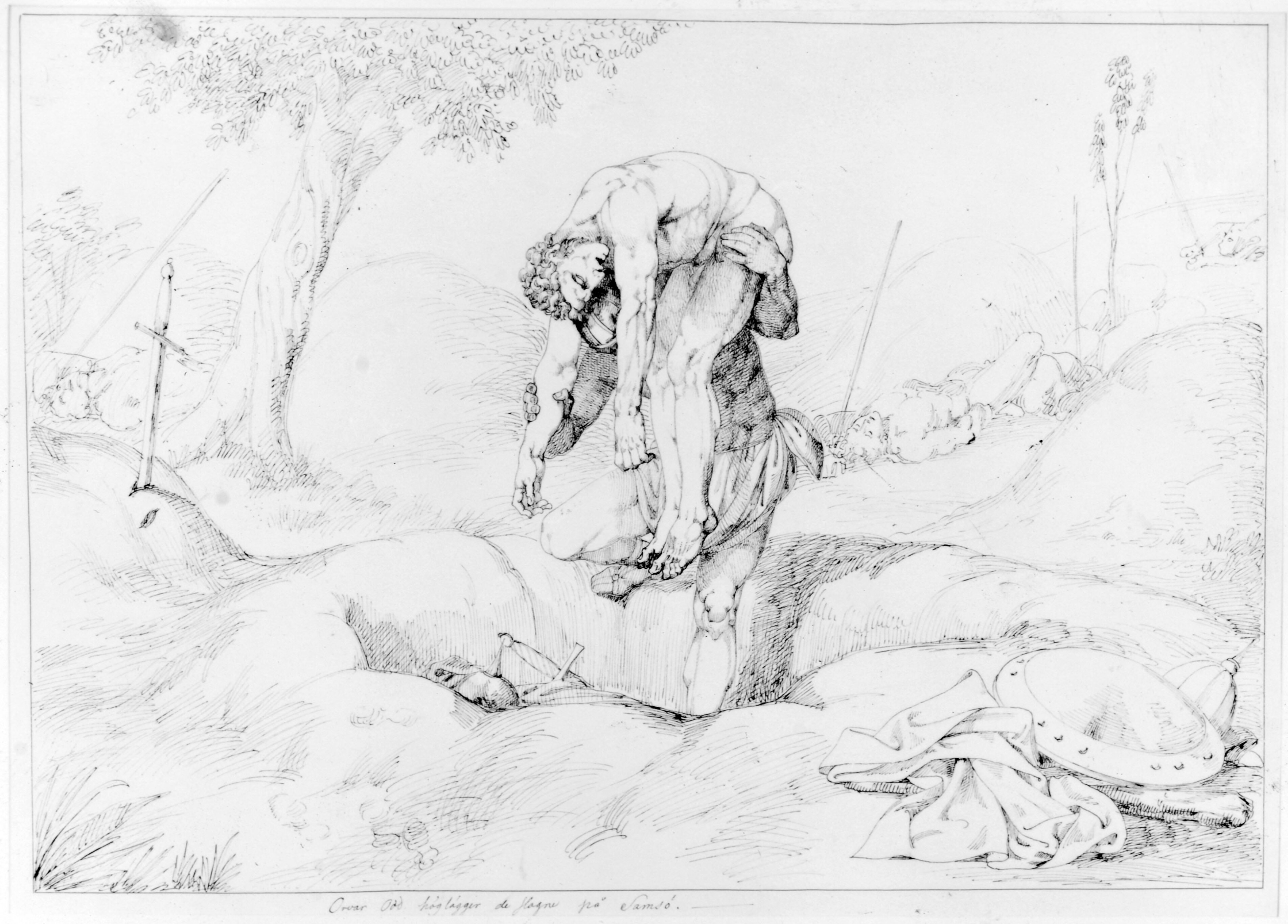 Orvar Odd raises the slain on Samsø