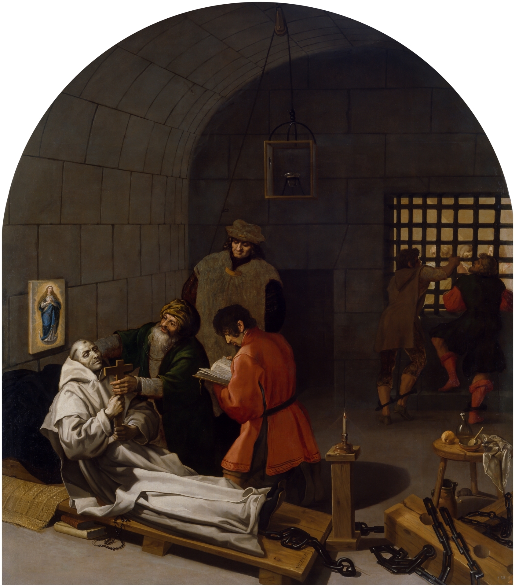 Saint Landuino Dies in Jail