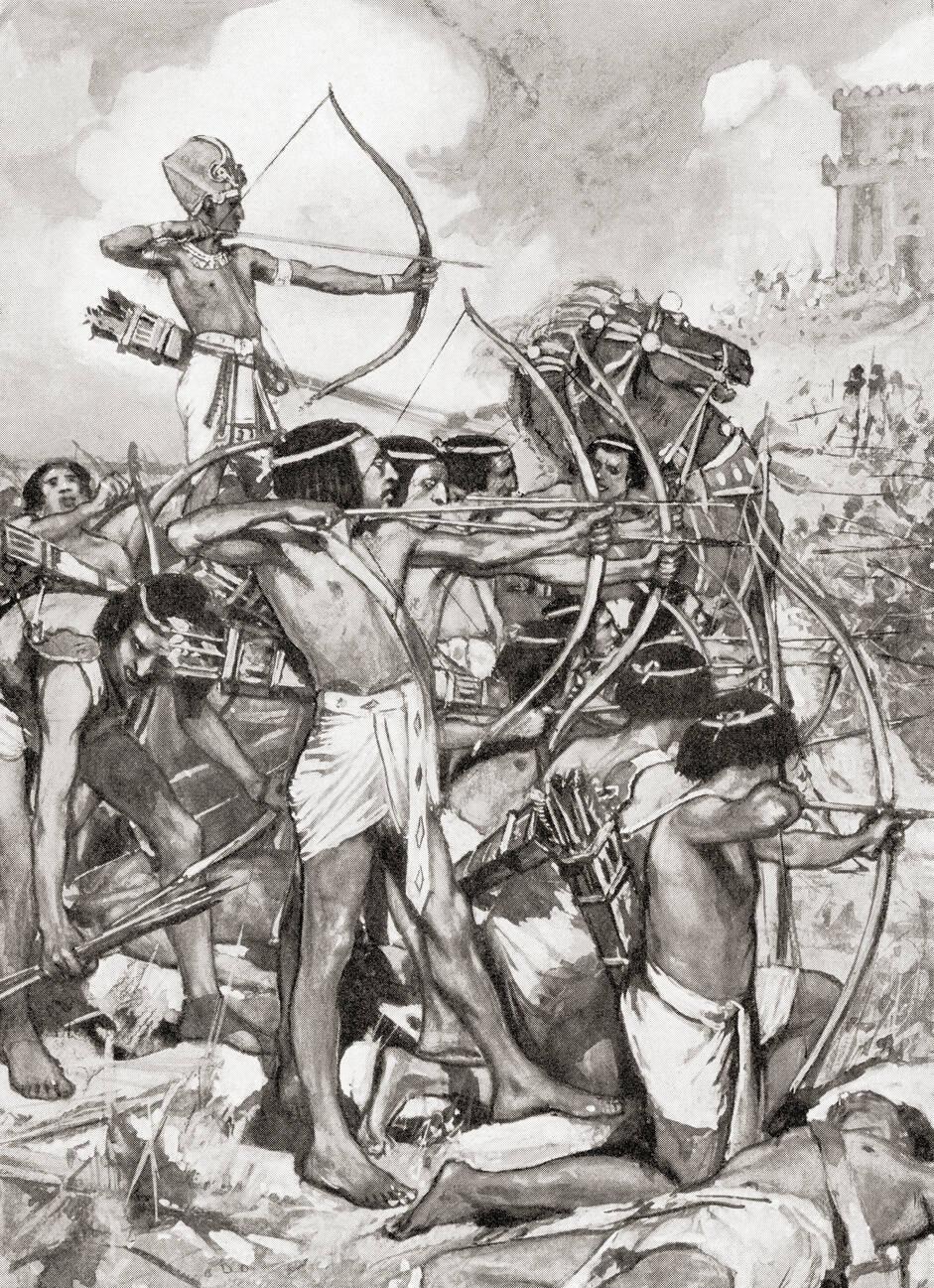 Thothmes III attacking the Syrians