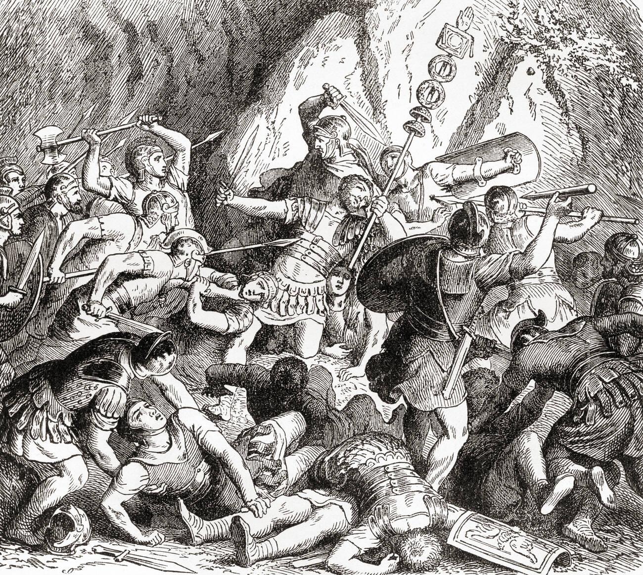 Downfall of Roman General Fabia at the Battle of the Cremera