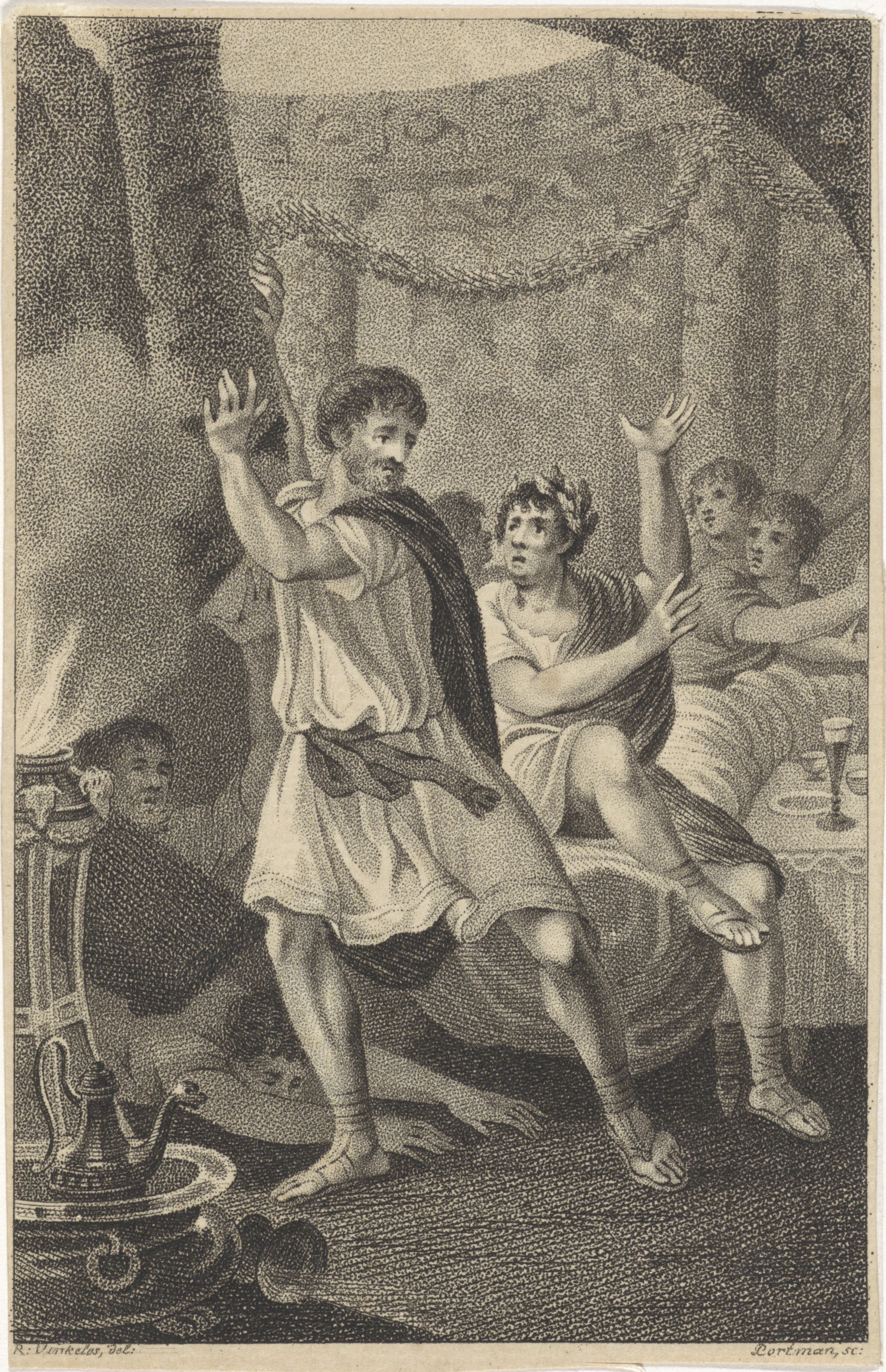 Sejanus saves Tiberius