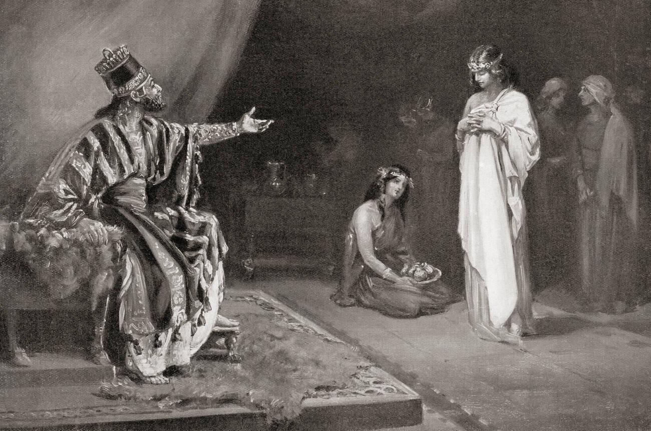 The marriage of an Assyrian princess to Karaindash or Karaindaš, Kassite king of Babylon