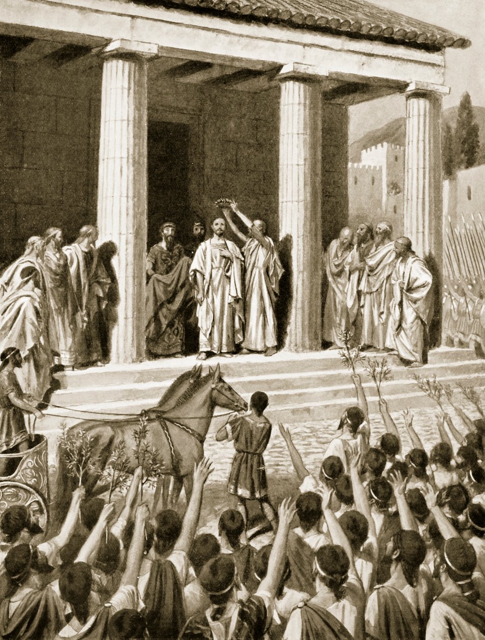 Themistocles honoured at Sparta