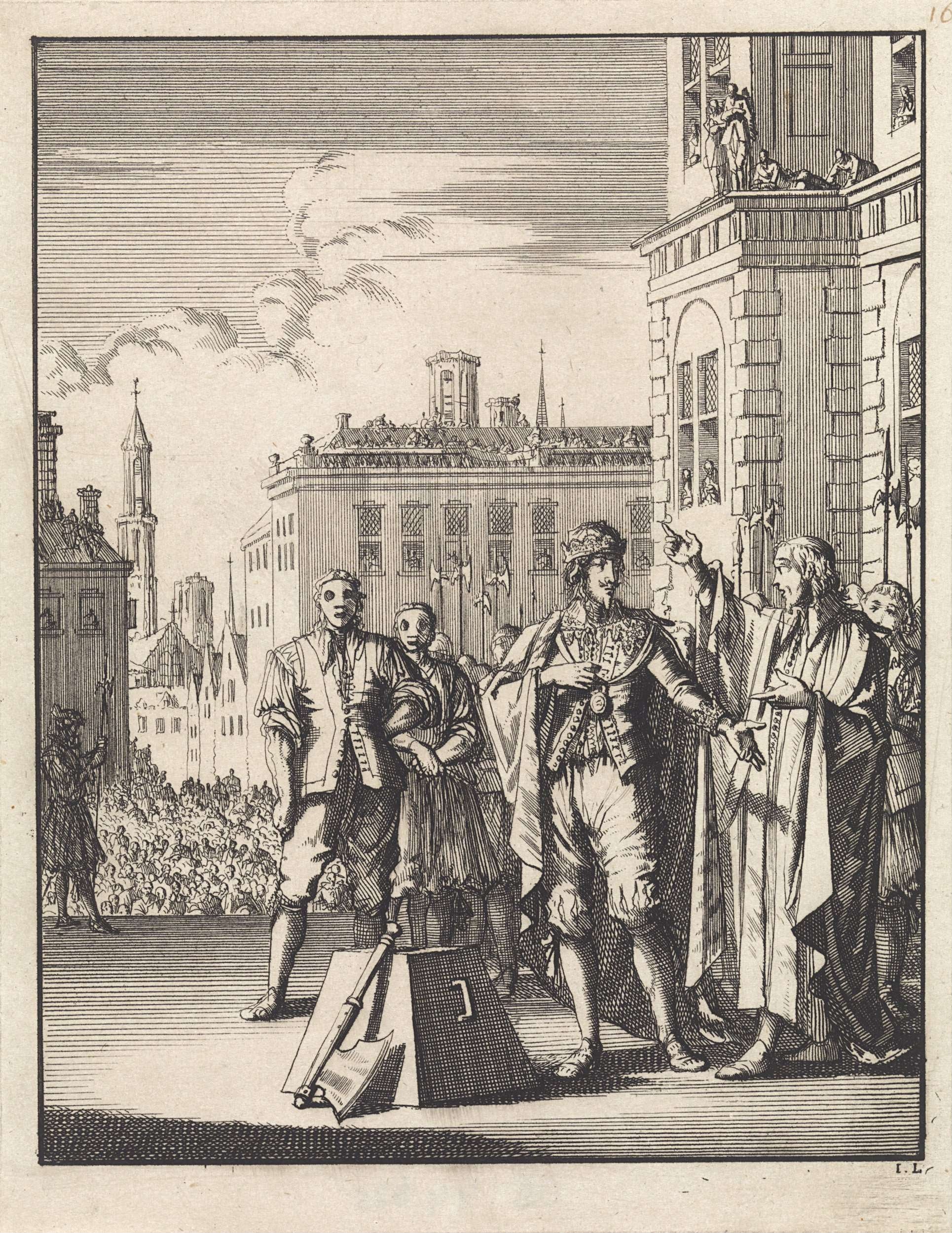Beheading of Charles I, King of England, in London