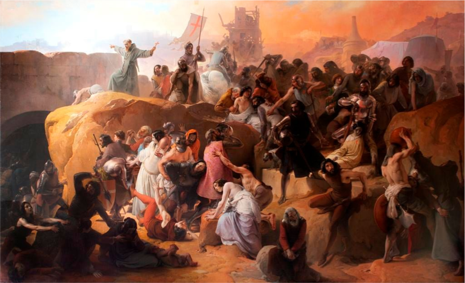 Crusaders Quenching Their Thirst